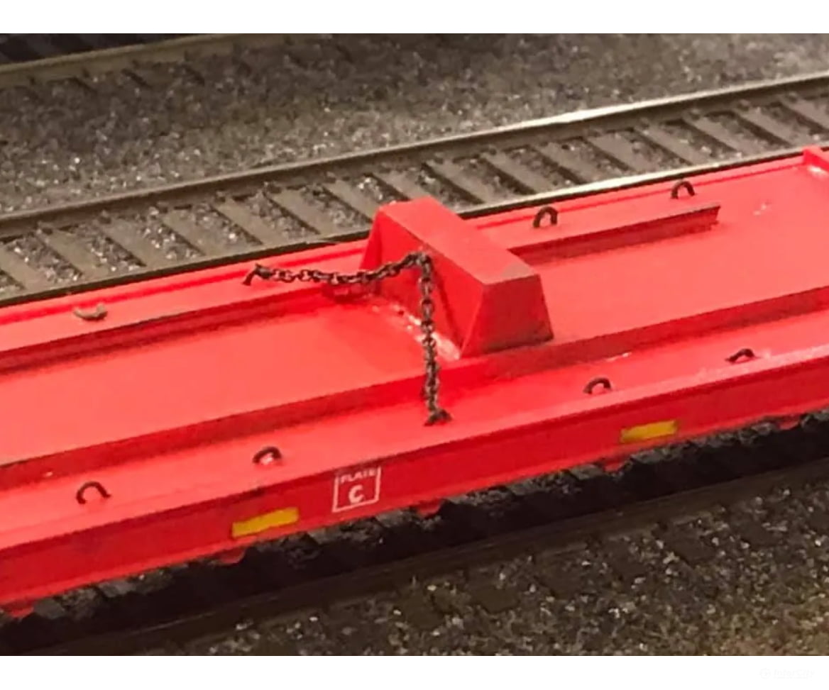 Mac Rail Mac-840 Ho Hospital Flat Pedestals And Tool Box Kit (Quax / Red Streak Version) Detailing
