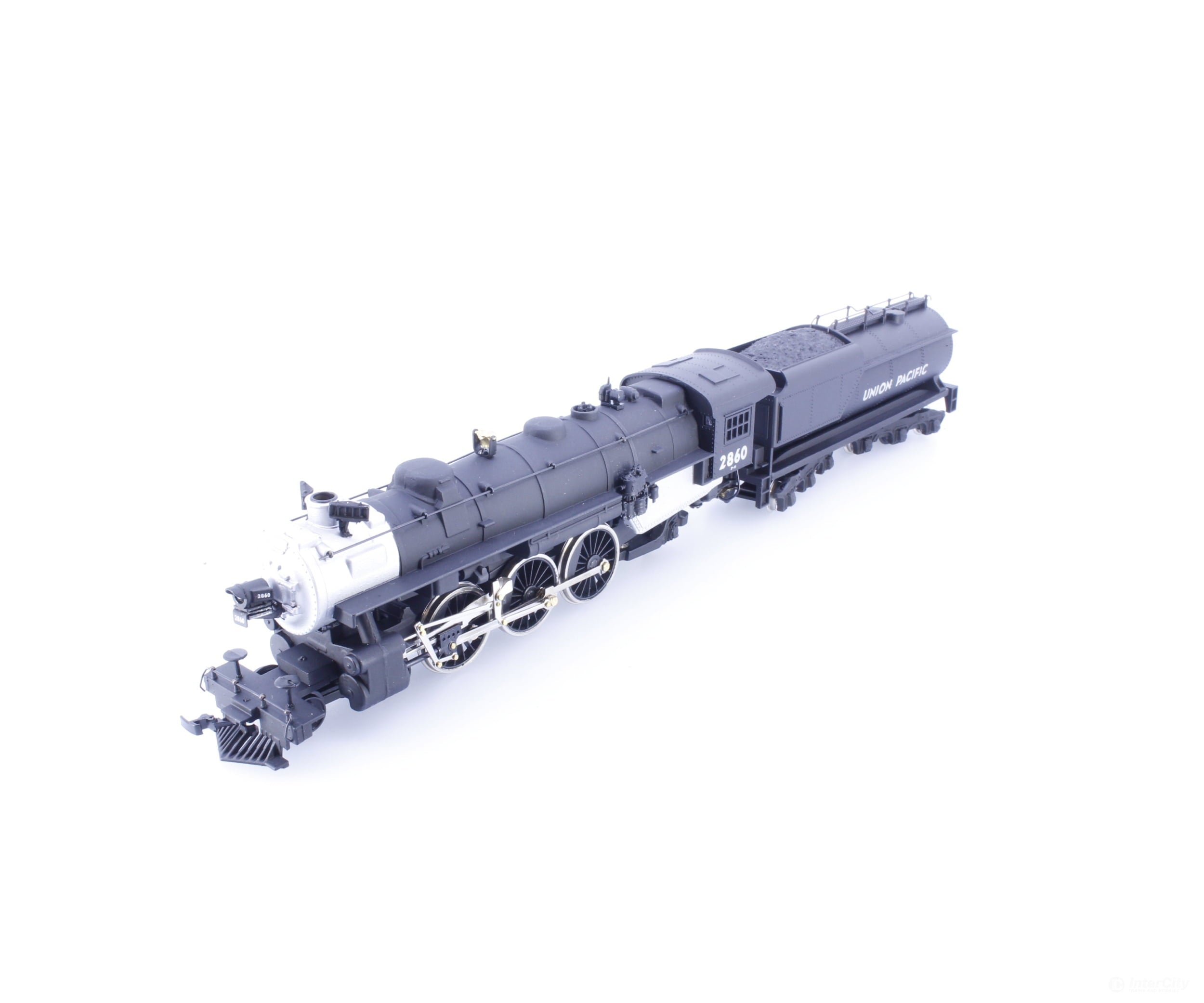 Mantua 349-503 HO 4-6-2 Light Pacific Steam Locomotive with Vanderbilt Tender & Smoke Union Pacific (UP) 2860 Analog DC