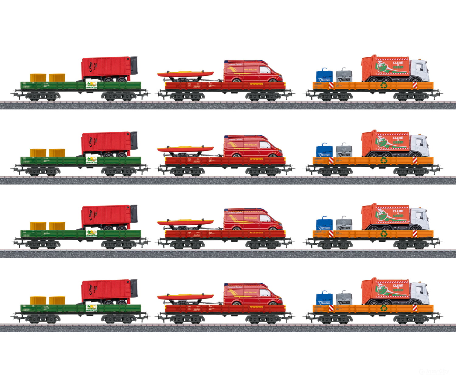 Marklin 00740 Ho Märklin Start Up - Theme Worlds Car Display European Freight Cars