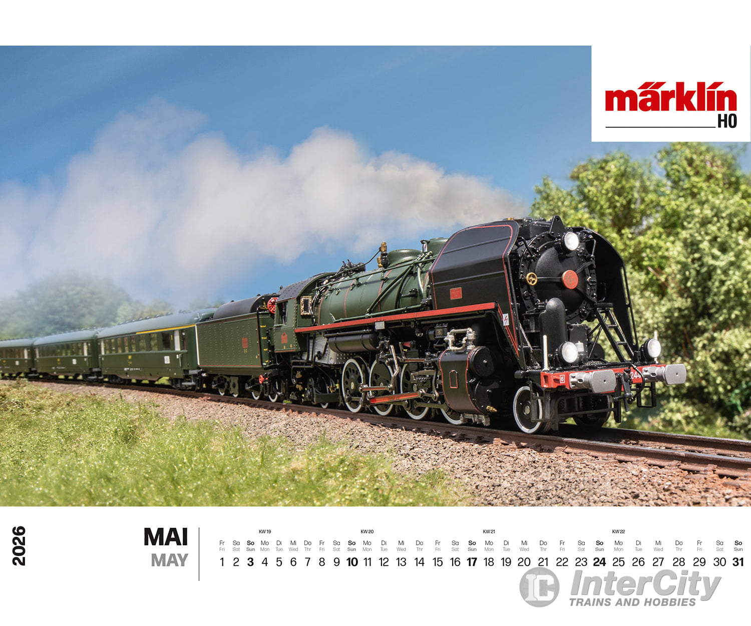 Marklin 19726 Märklin/Trix Wall Calendar for 2026 Calendars