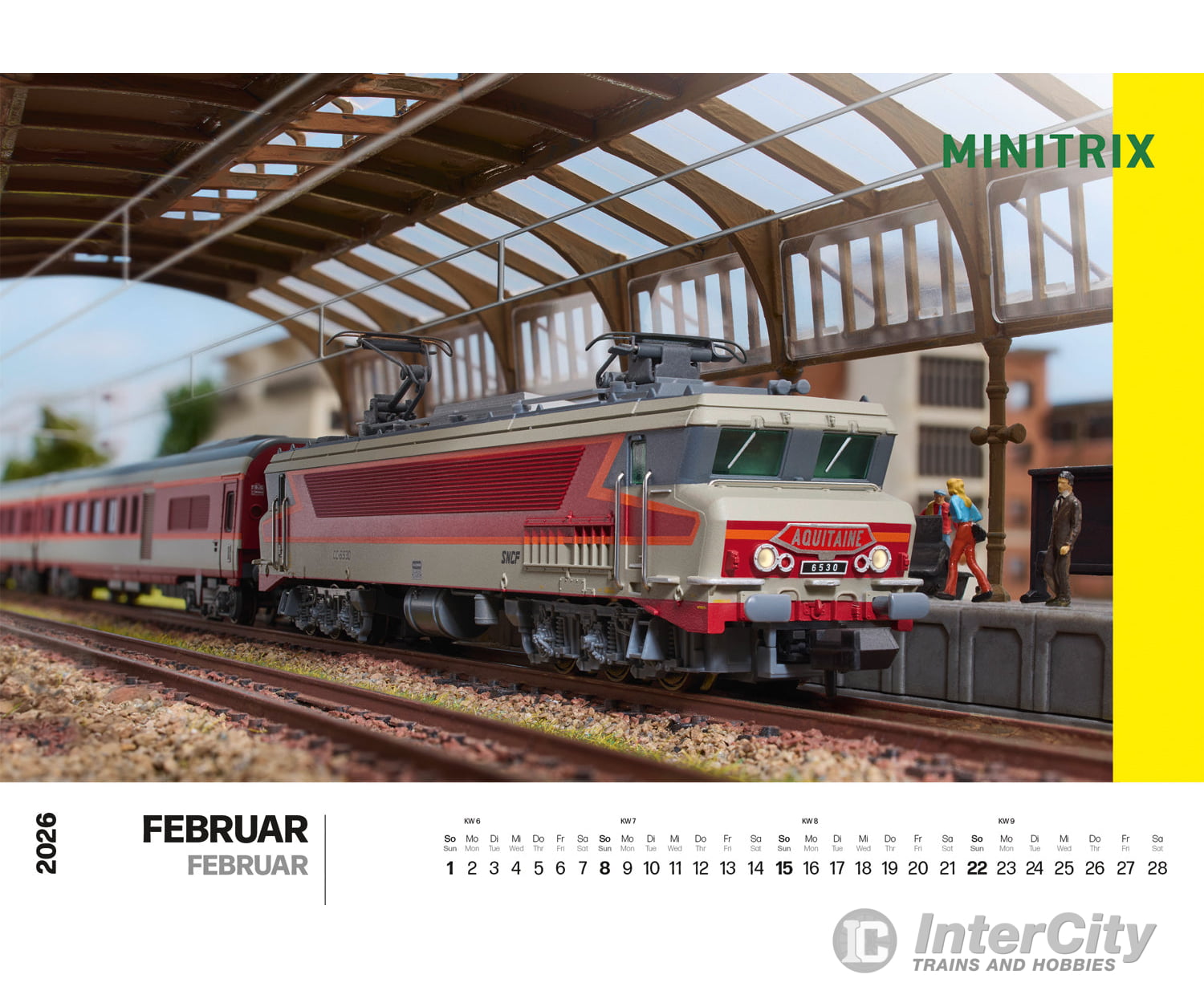 Marklin 19726 Märklin/Trix Wall Calendar for 2026 Calendars