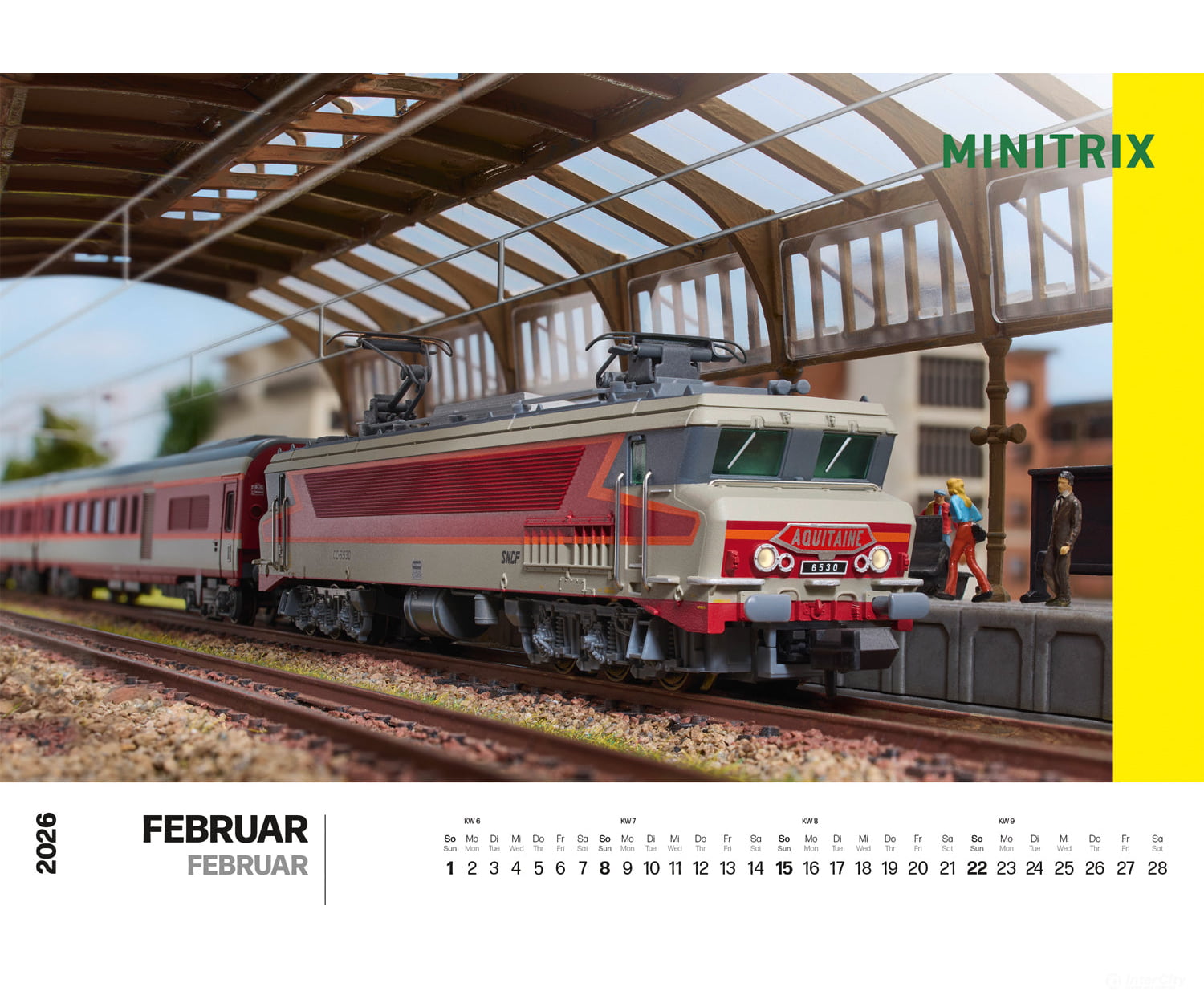 Marklin 19726 Märklin/Trix Wall Calendar for 2026 Calendars