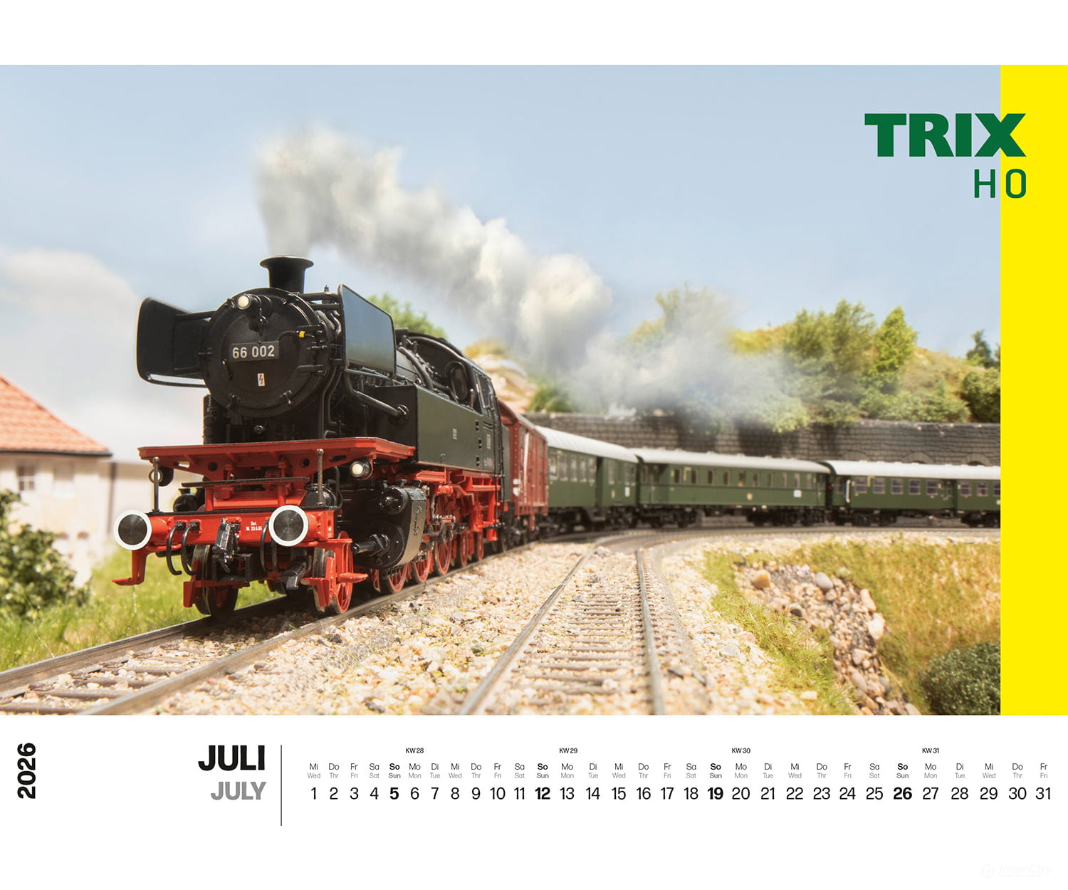 Marklin 19726 Märklin/Trix Wall Calendar for 2026 Calendars