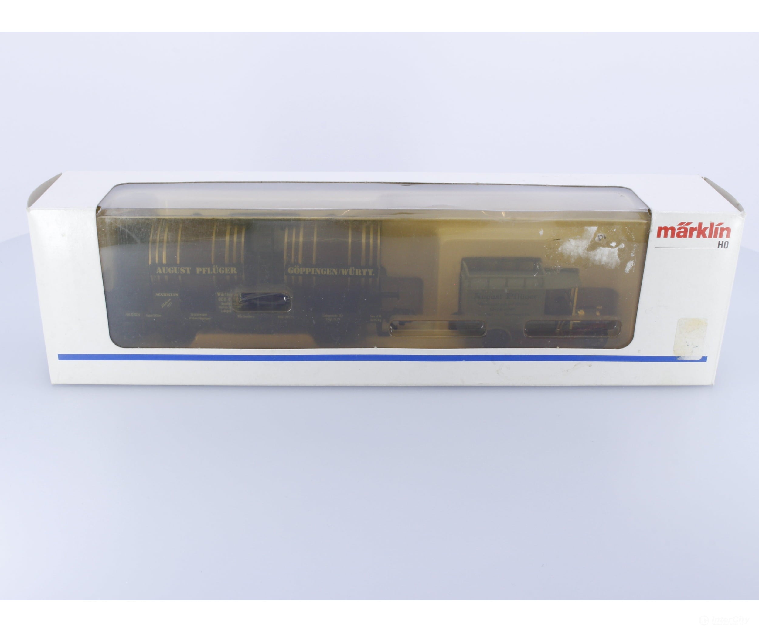 Marklin 1991 Ho Museum August Pfluger Wagon Set 600 091 European Freight Cars