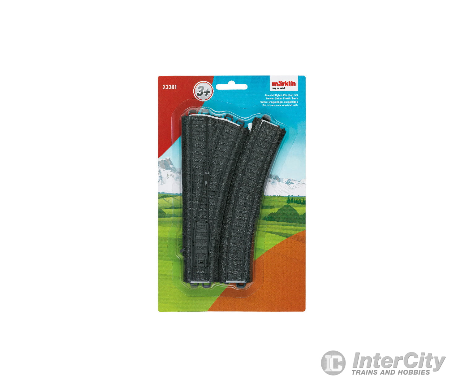 Marklin 23301 Marklin my world - Turnout Set for Plastic Track - Default Title (IC-MARK-23301)