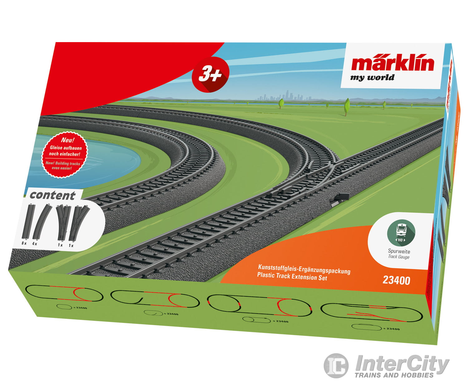 Marklin 23400 Marklin my world - Plastic Track Extension Set - Default Title (IC-MARK-23400)