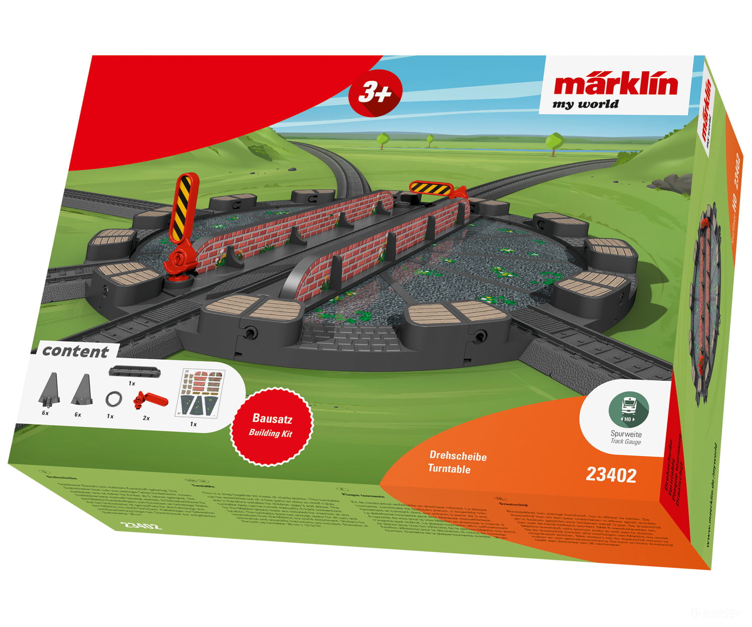 Marklin 23402 Ho Märklin My World - Turntable Track & Turnouts