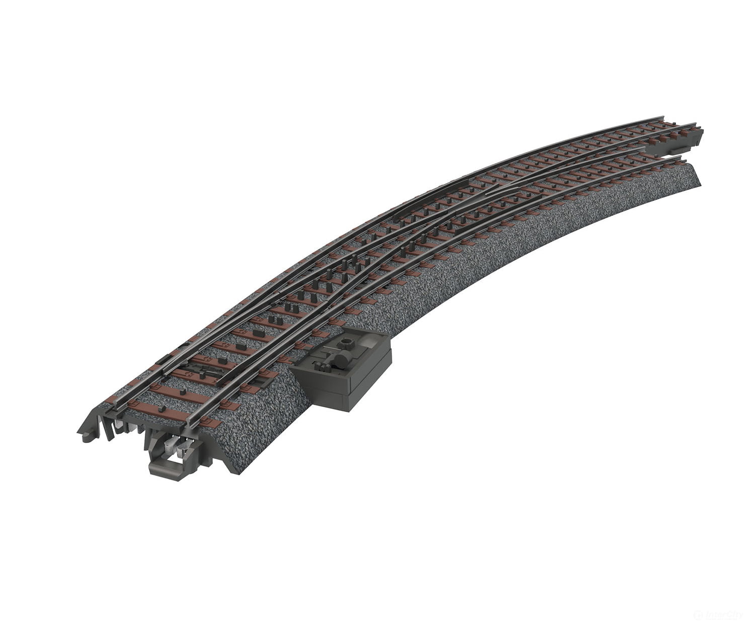 Marklin 24772 Right Curved Turnout 515 mm - Default Title (IC-MARK-24772)