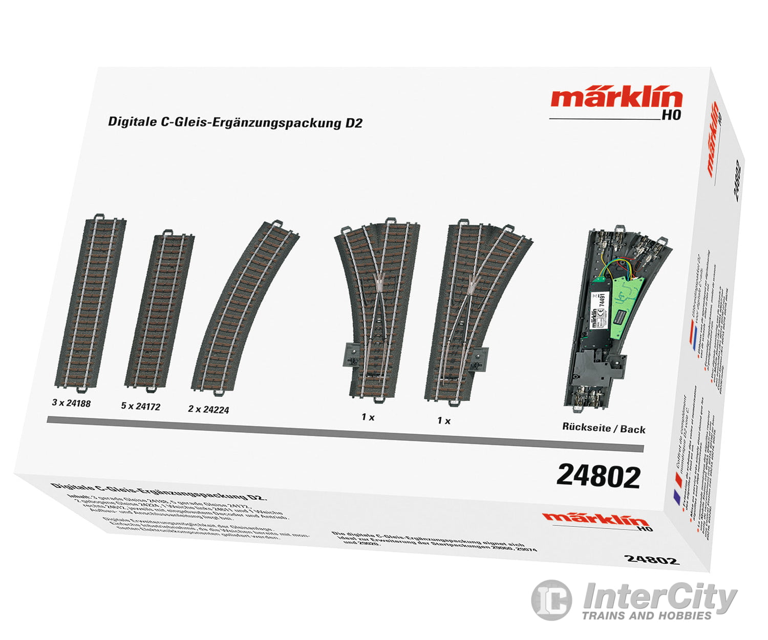 Marklin 24802 Digital C Track D2 Extension Set - Default Title (IC-MARK-24802)