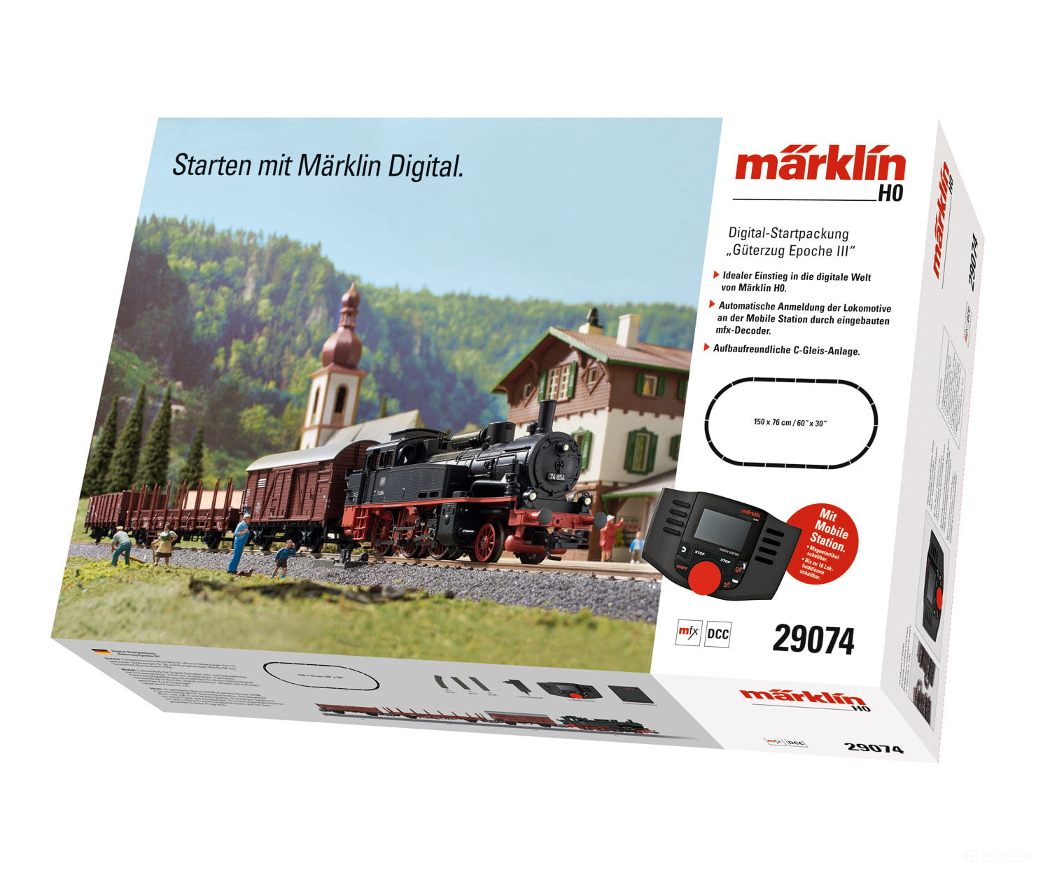 Marklin 29074 DB "Era III Freight Train" Digital Starter Set - Default Title (IC-MARK-29074)