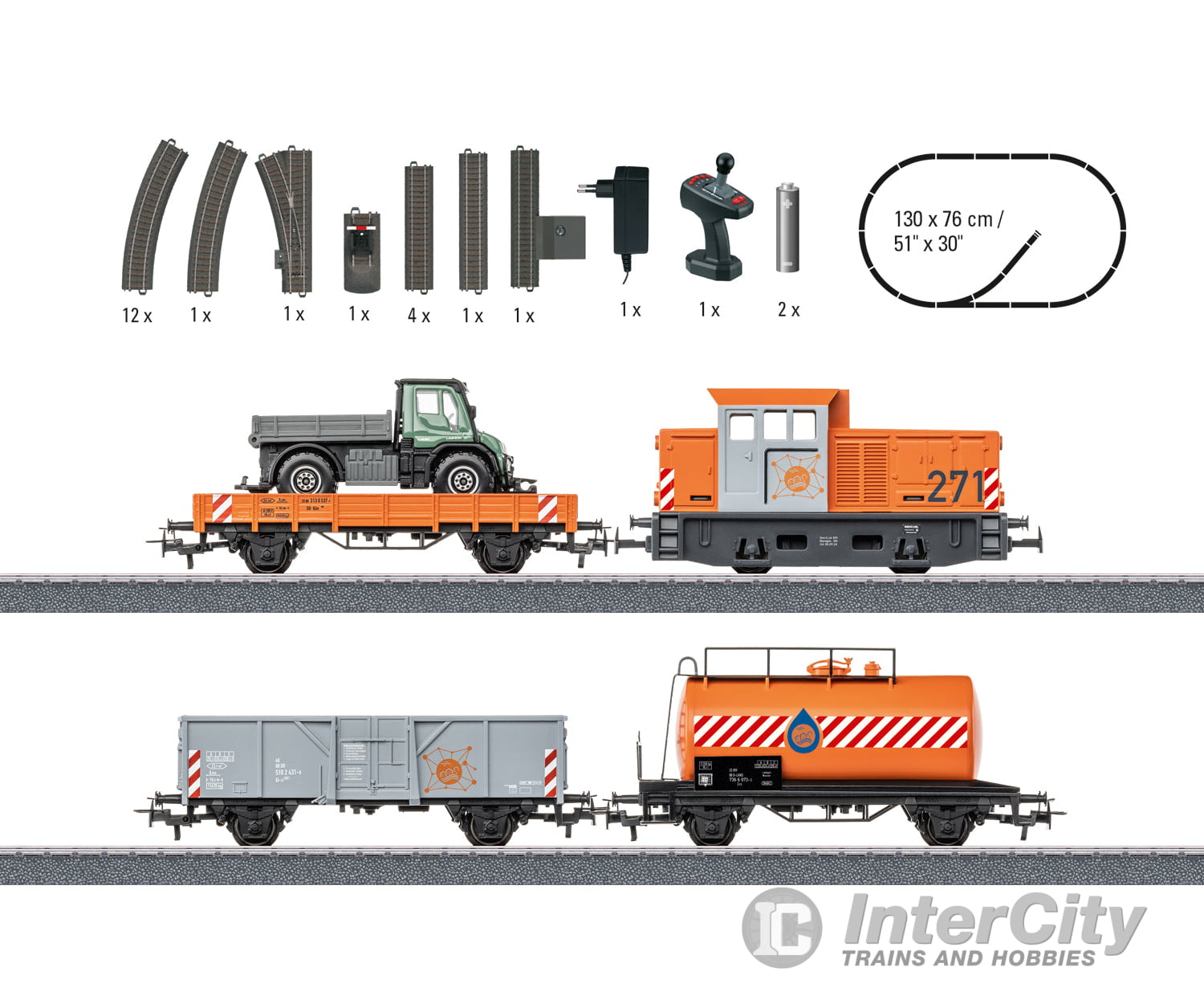 Marklin 29296 HO Märklin Start up - ’Communal Service’ Starter Set MFX Starter & Train Sets