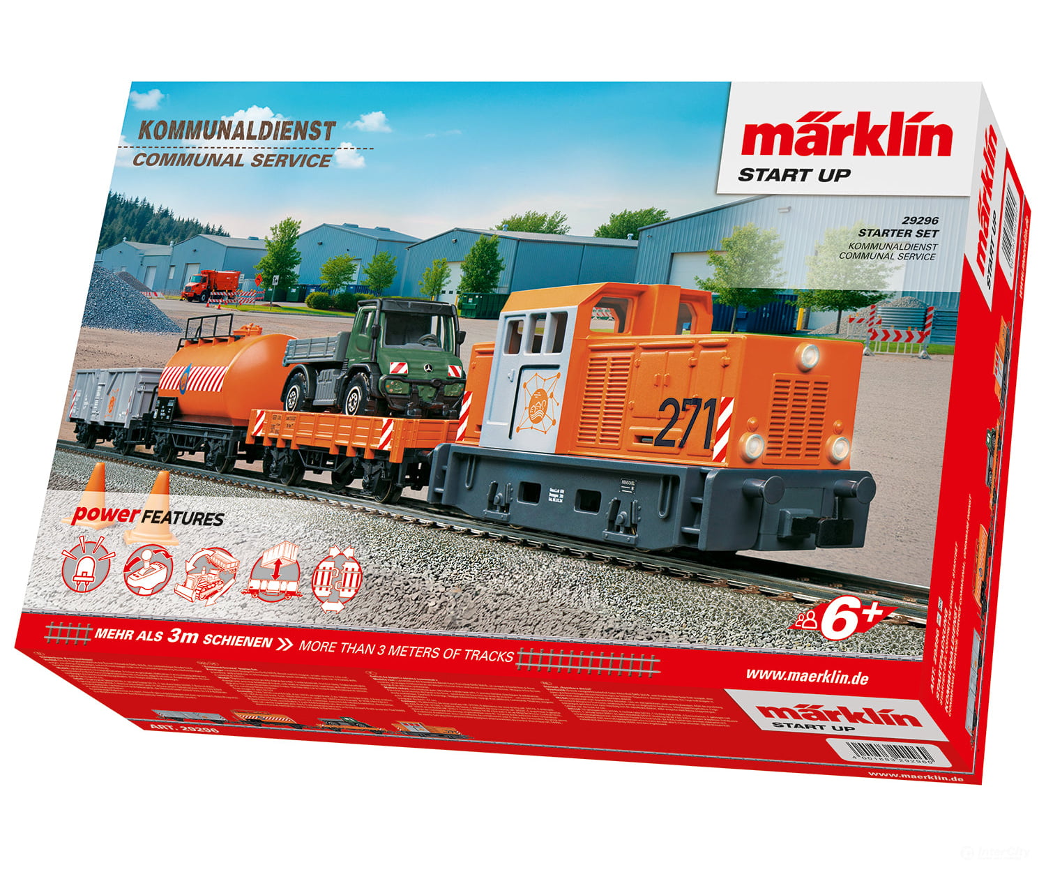 Marklin 29296 HO Märklin Start up - ’Communal Service’ Starter Set MFX Starter & Train Sets