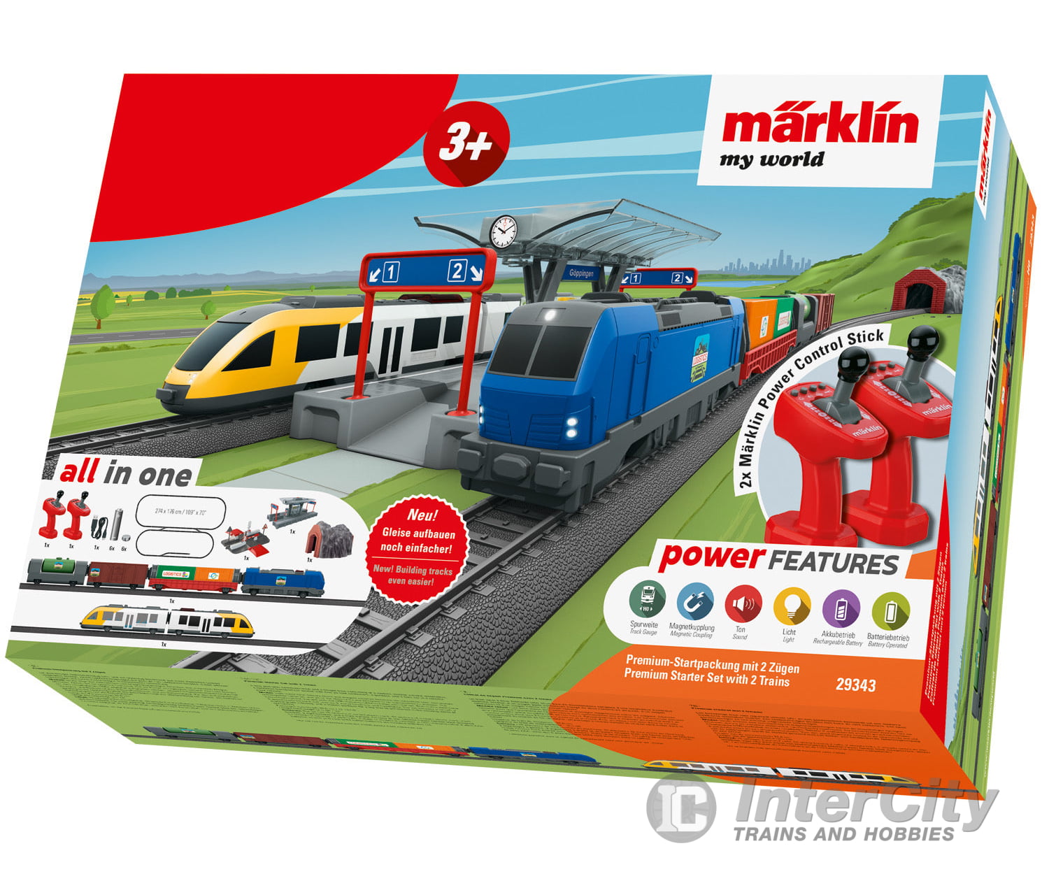 Marklin 29343 Marklin my world - Premium Starter Set with 2 Trains - Default Title (IC-MARK-29343)