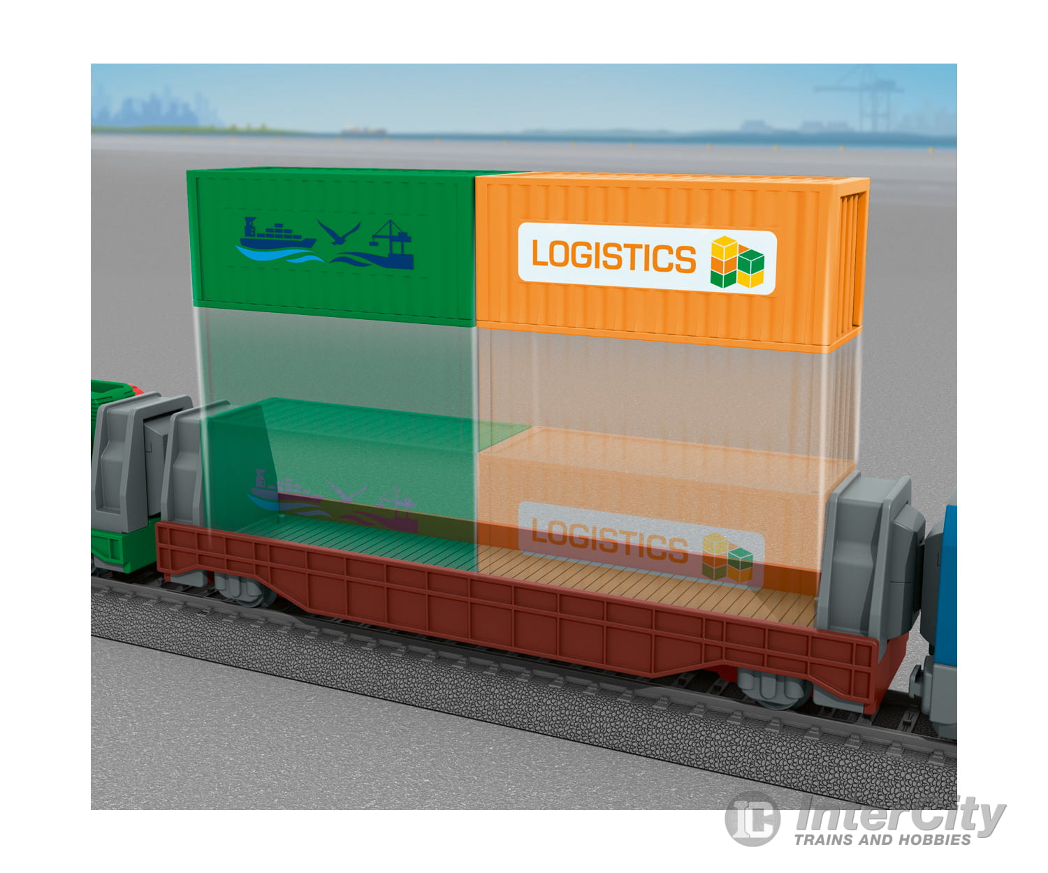 Marklin 29349 Ho Märklin My World - ’Container Logistics’ Starter Set Digital Sound & Train Sets