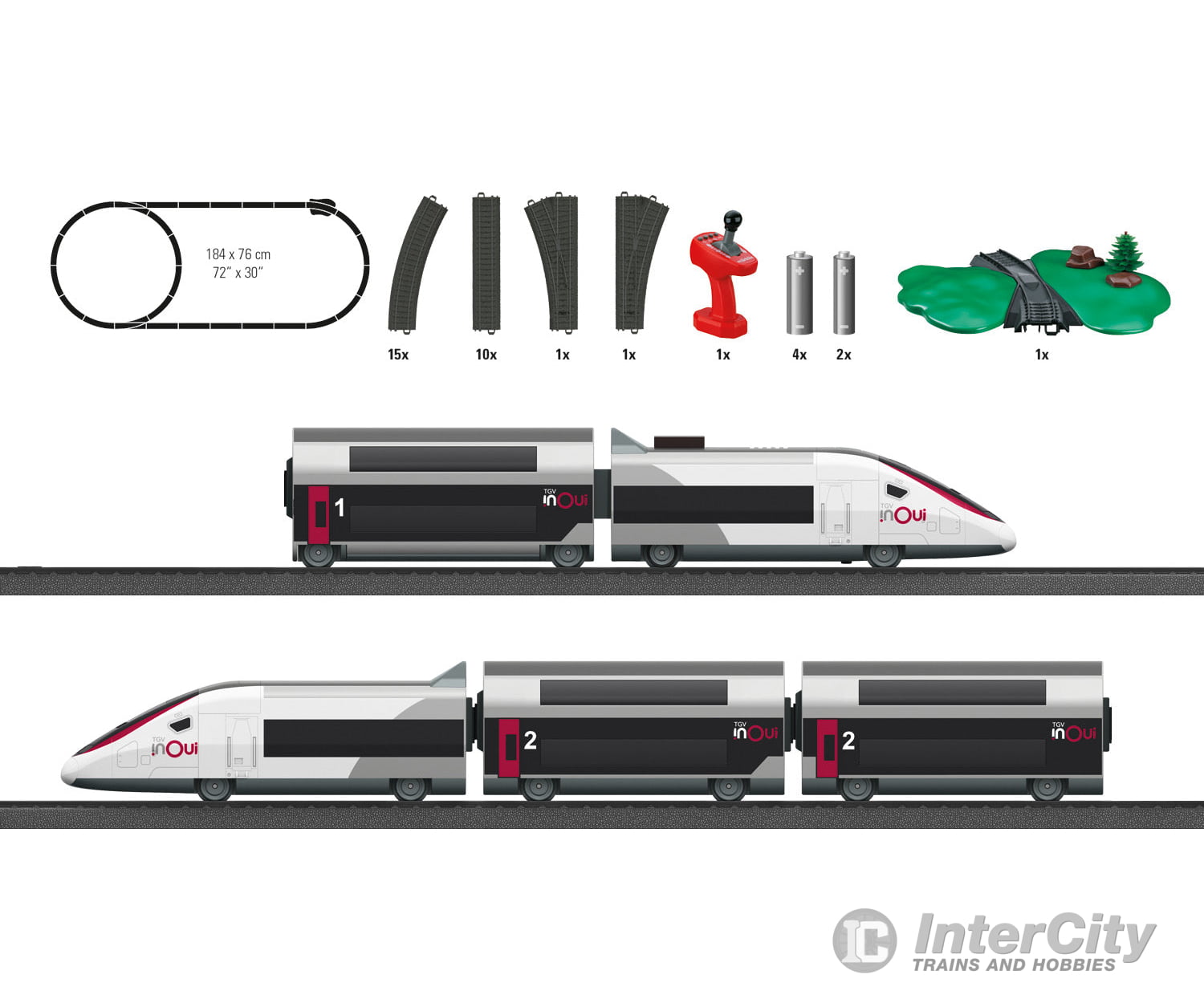 Marklin 29406 Marklin my world - "TGV Duplex" Starter Set - Default Title (IC-MARK-29406)