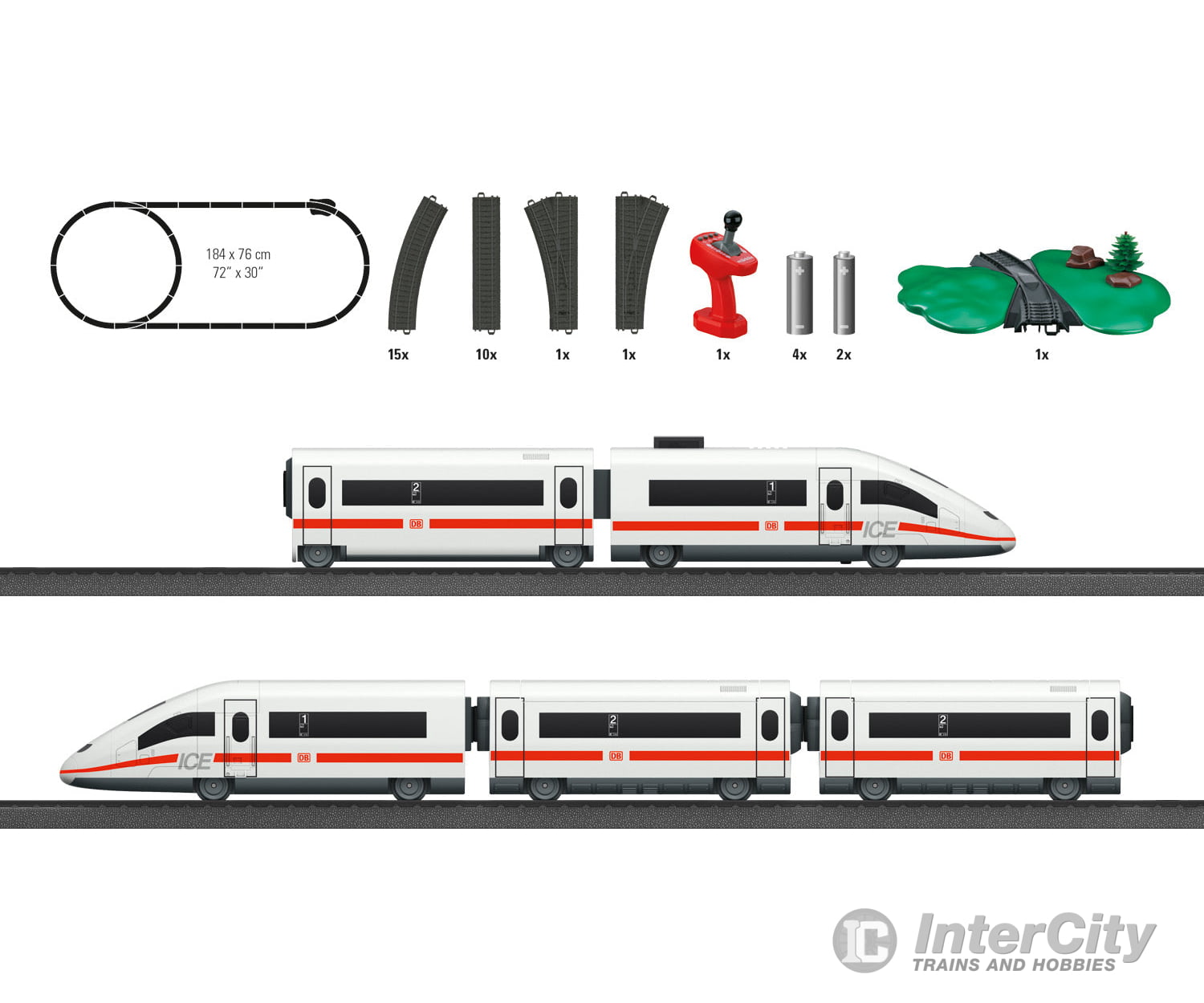 Marklin 29430 Marklin my world - "ICE 3" Starter Set - Default Title (IC-MARK-29430)