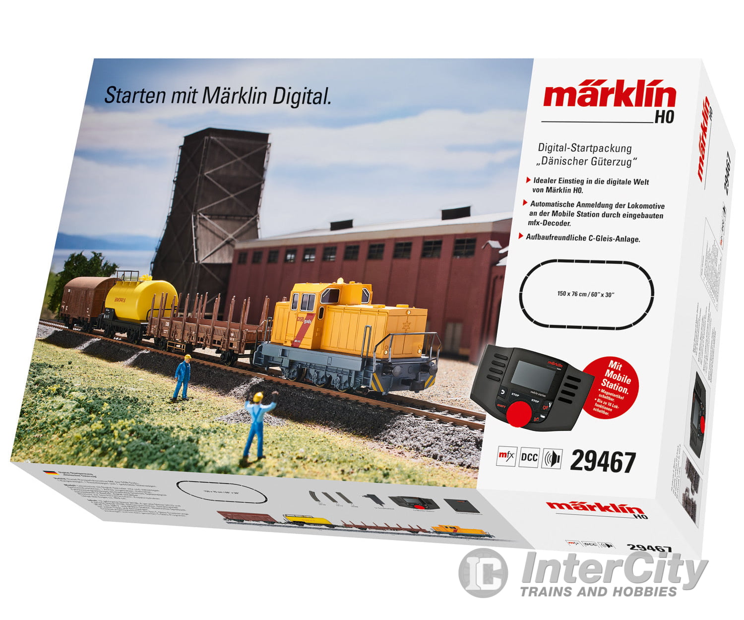 Marklin 29467 Danish Freight Train Digital Starter Set - Default Title (IC-MARK-29467)