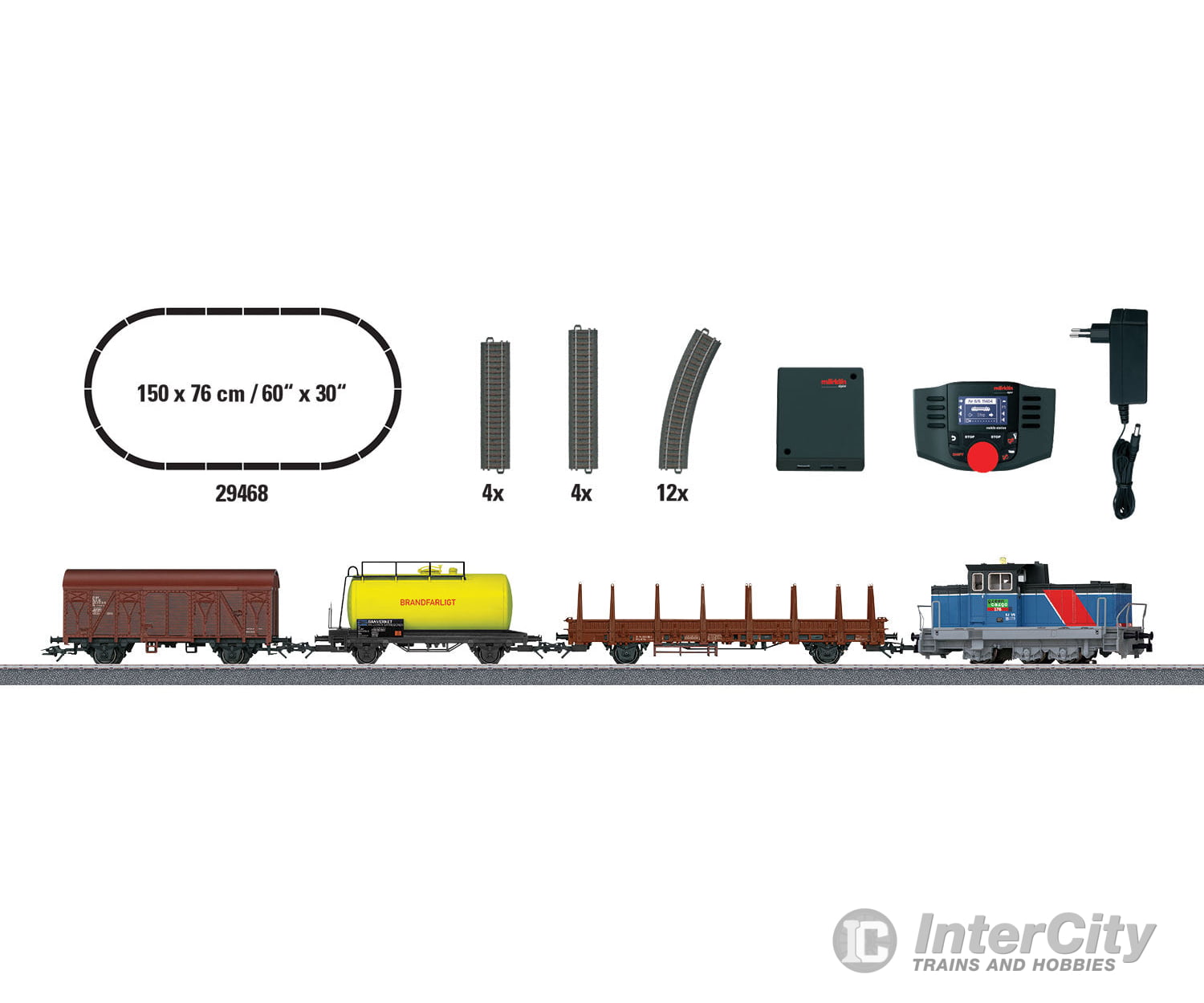 Marklin 29468 Era VI Swedish Freight Train Digital Starter Set - Default Title (IC-MARK-29468)