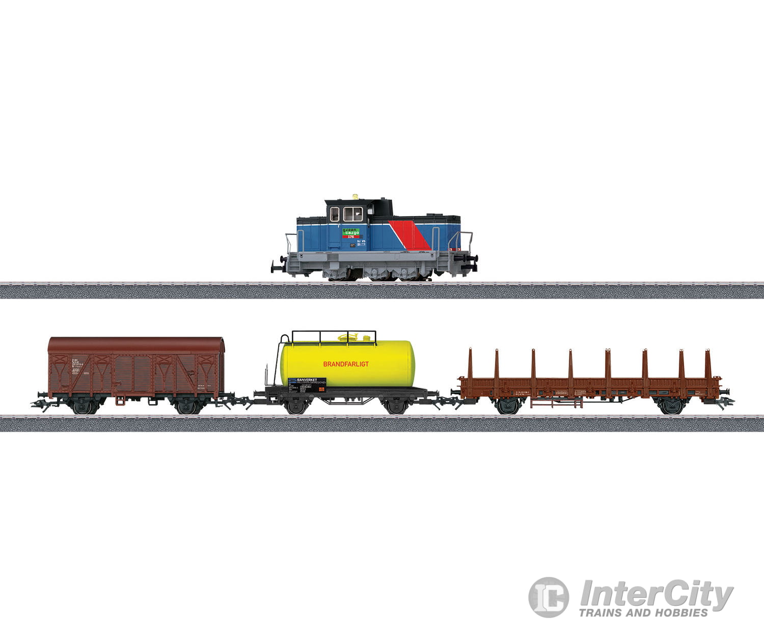 Marklin 29468 Era VI Swedish Freight Train Digital Starter Set - Default Title (IC-MARK-29468)