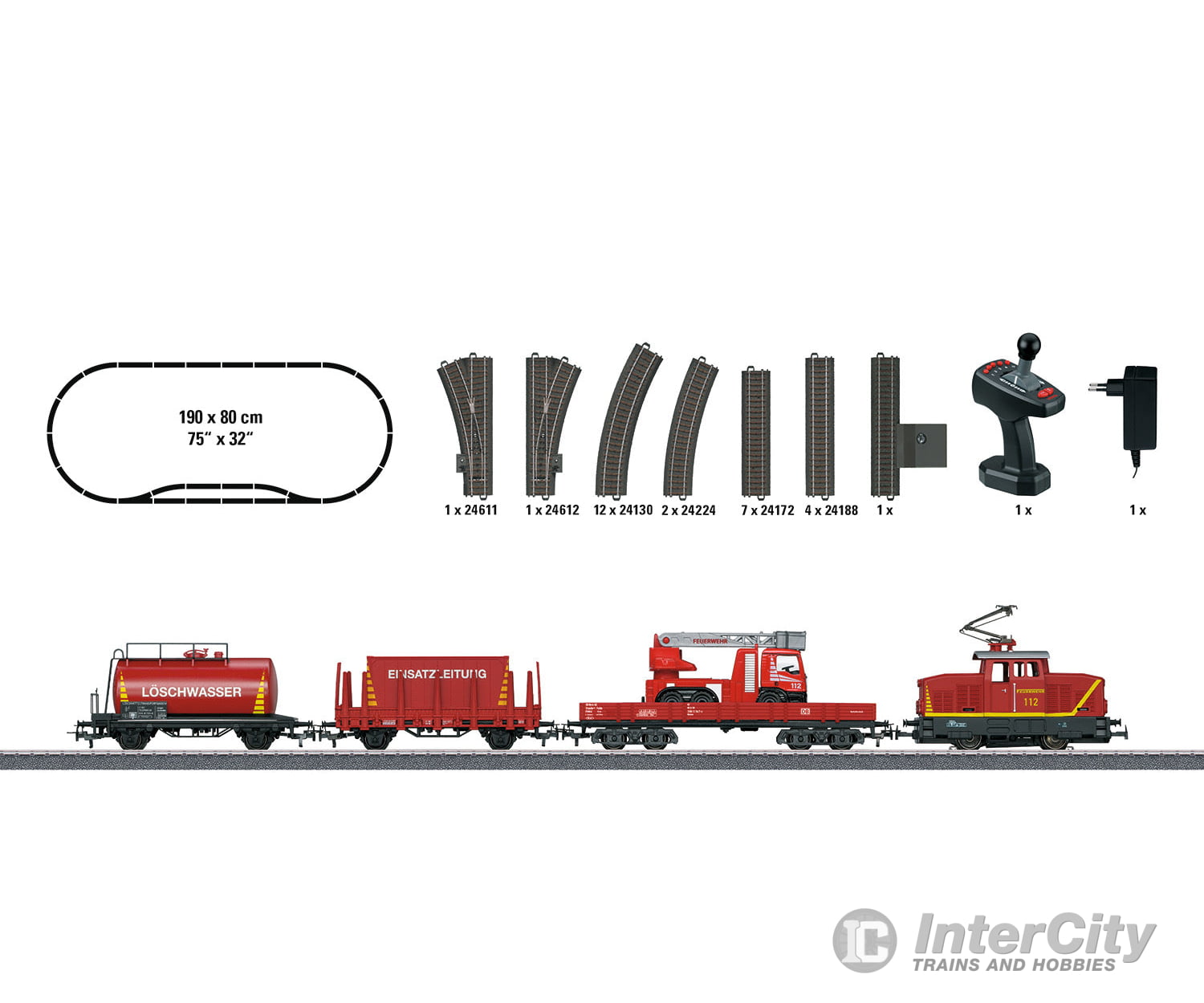 Marklin 29722 Marklin Start up - "Fire Department" Starter Set - Default Title (IC-MARK-29722)