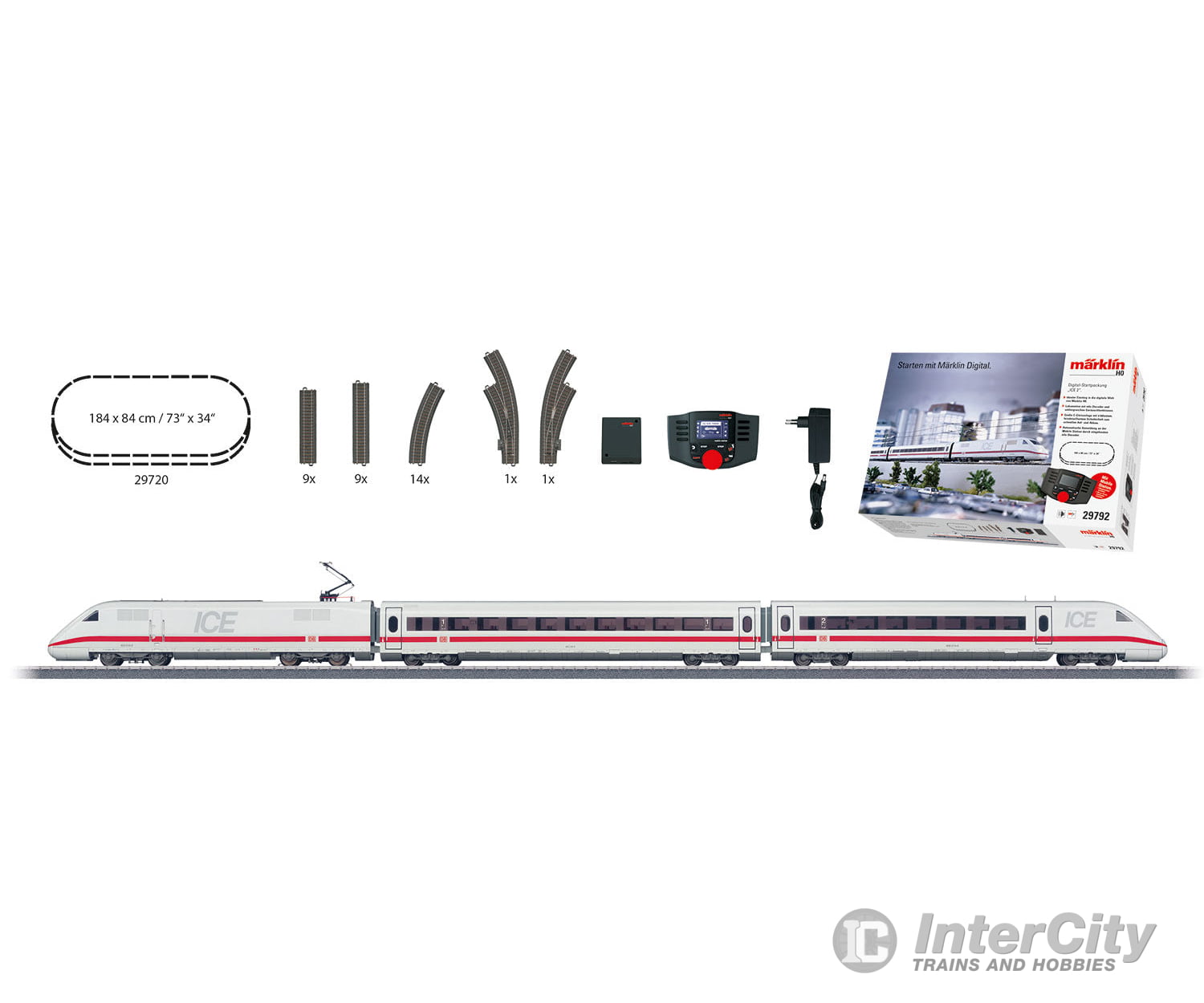 Marklin 29792 DB AG "ICE 2" Digital Starter Set - Default Title (IC-MARK-29792)
