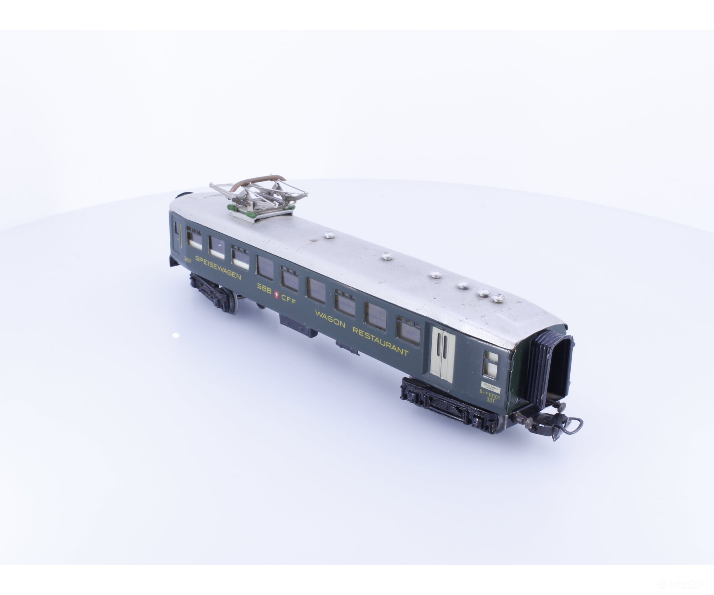 Marklin 348/2 HO SBB-CFF-FFS Restaurant Car with Pantograph 348/2 European Passenger Cars