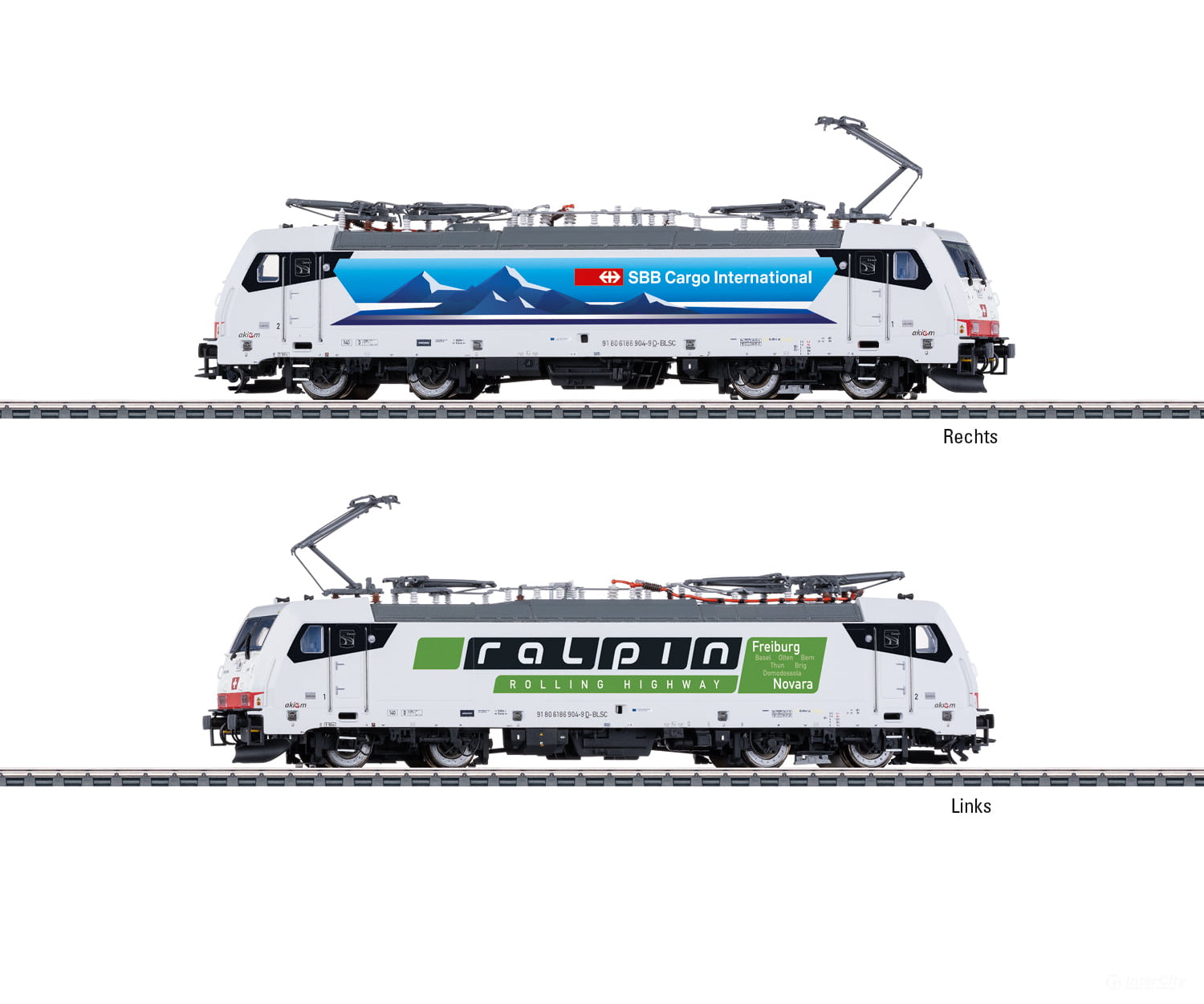 Marklin 38801 HO Class 186 Electric Locomotive MFX+ Digital Sound European Locomotives