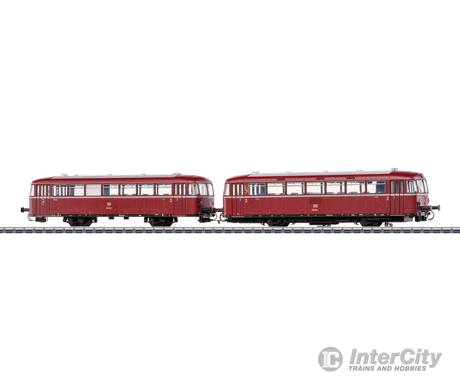 Marklin 38980 HO DB Class 798 Rail Bus with Class 998 Control Car MFX+ Digital Sound European Locomotives