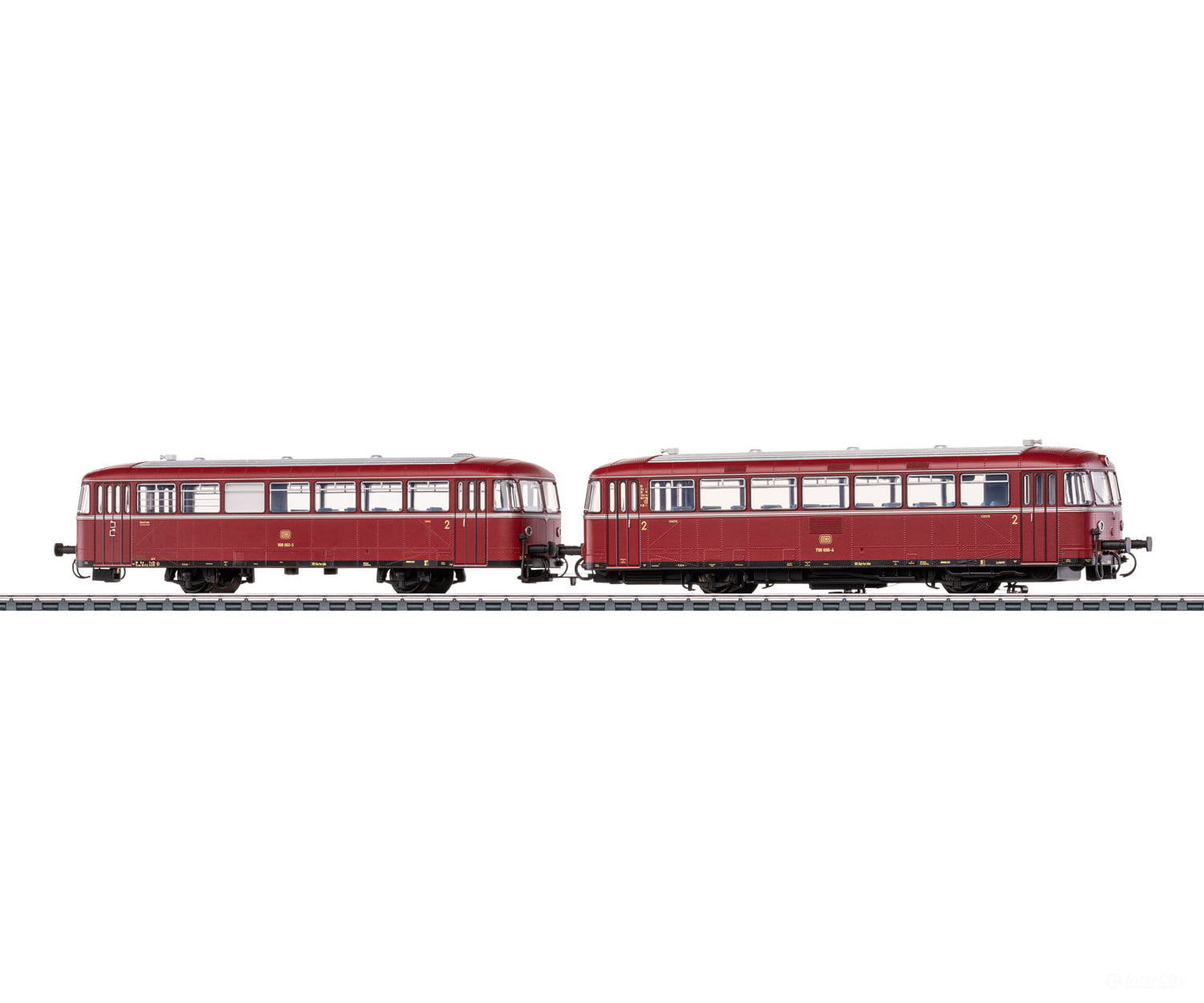 Marklin 38980 HO DB Class 798 Rail Bus with Class 998 Control Car MFX+ Digital Sound European Locomotives