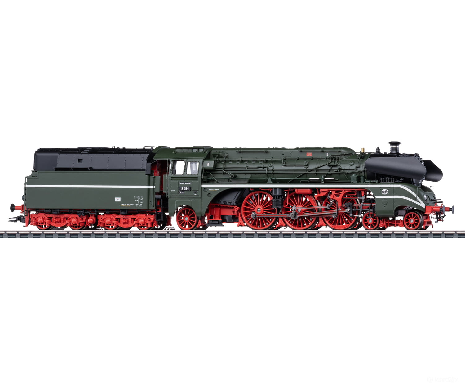 Marklin 39029 HO DR Class 18.3 Steam Locomotive MFX + Digital Sound European Locomotives