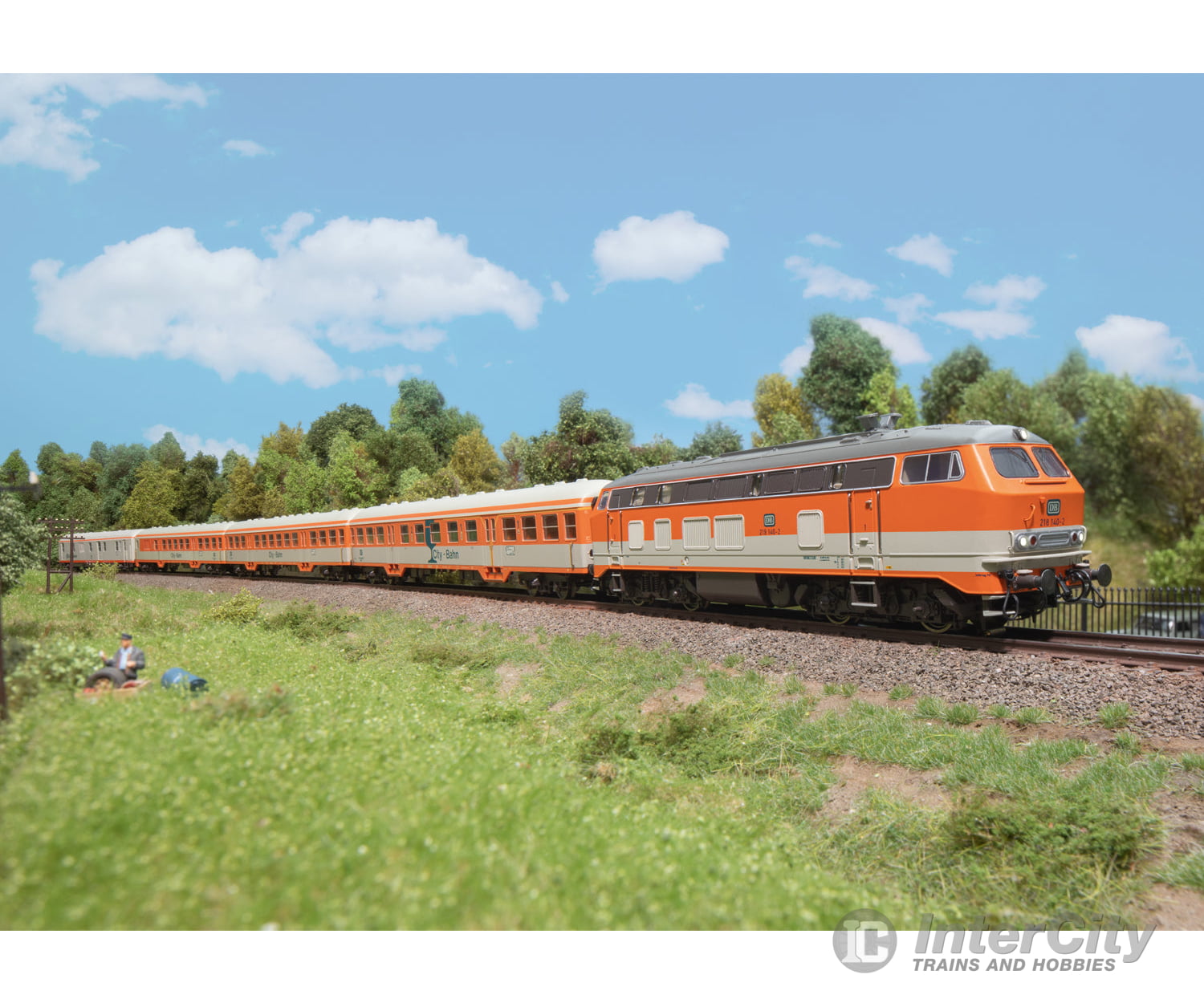 Marklin 39228 HO DB Class 218 Diesel Locomotive MFX+ Digital Sound European Locomotives