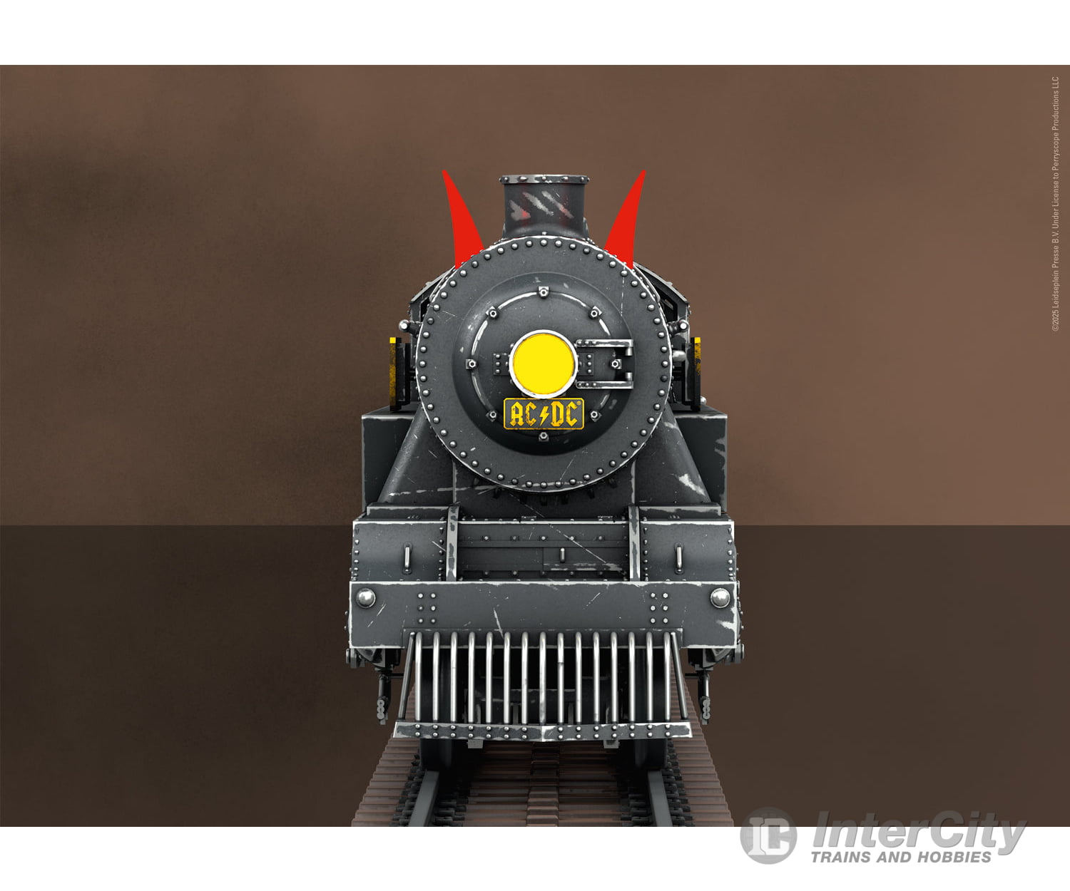 Marklin 39966 HO AC/DC ’Black Ice’ Steam Locomotive with a Tender (Marklin 3-Rail MFX + Digital Sound) European