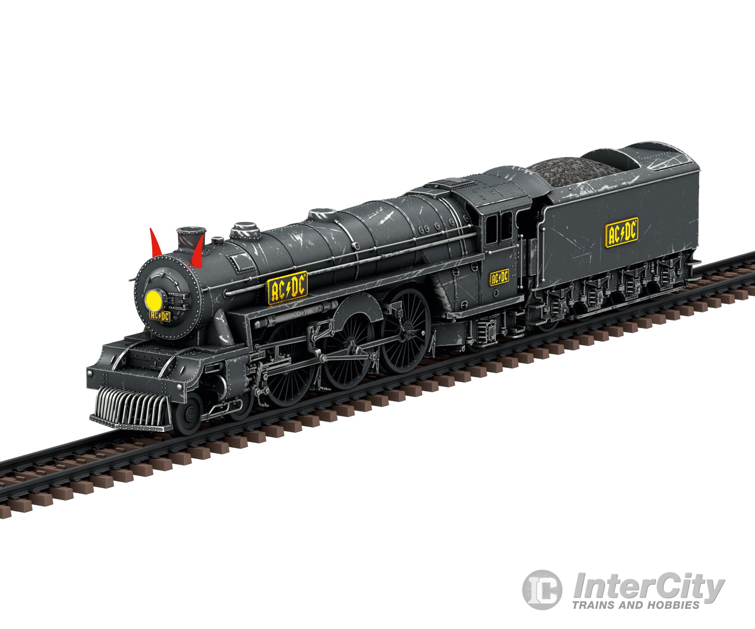 Marklin 39966 HO AC/DC ’Black Ice’ Steam Locomotive with a Tender (Marklin 3-Rail MFX + Digital Sound) European