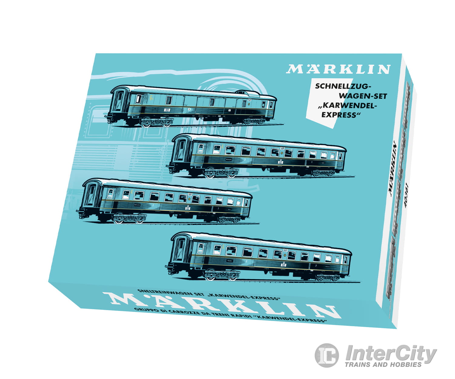 Marklin 40361 Ho Drg Karwendel Express Train Car Set (2024-1 Mhi Exclusiv Model) European Passenger