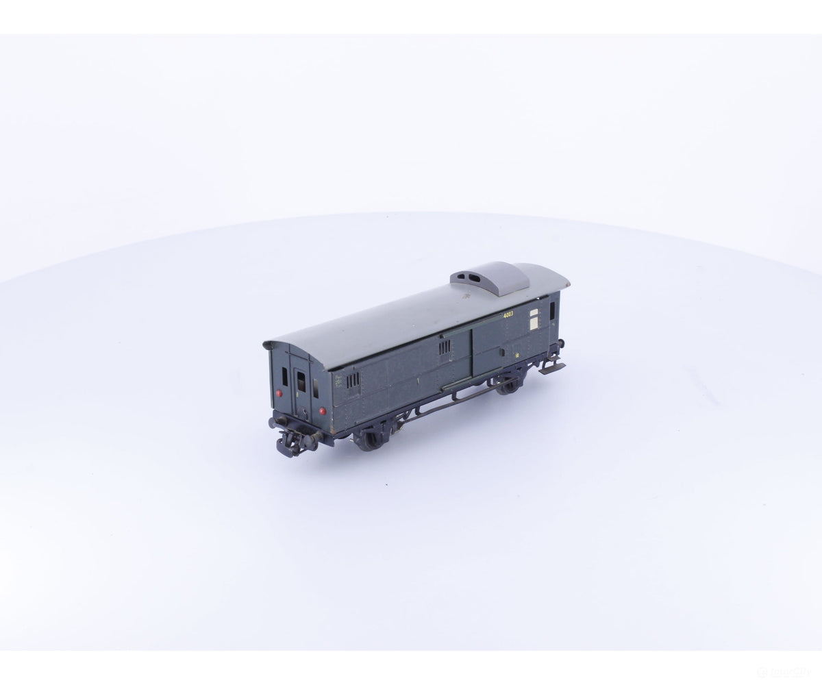 Marklin 4041 HO DB Baggage Car with Tail Lights 4003 - European Freight Cars