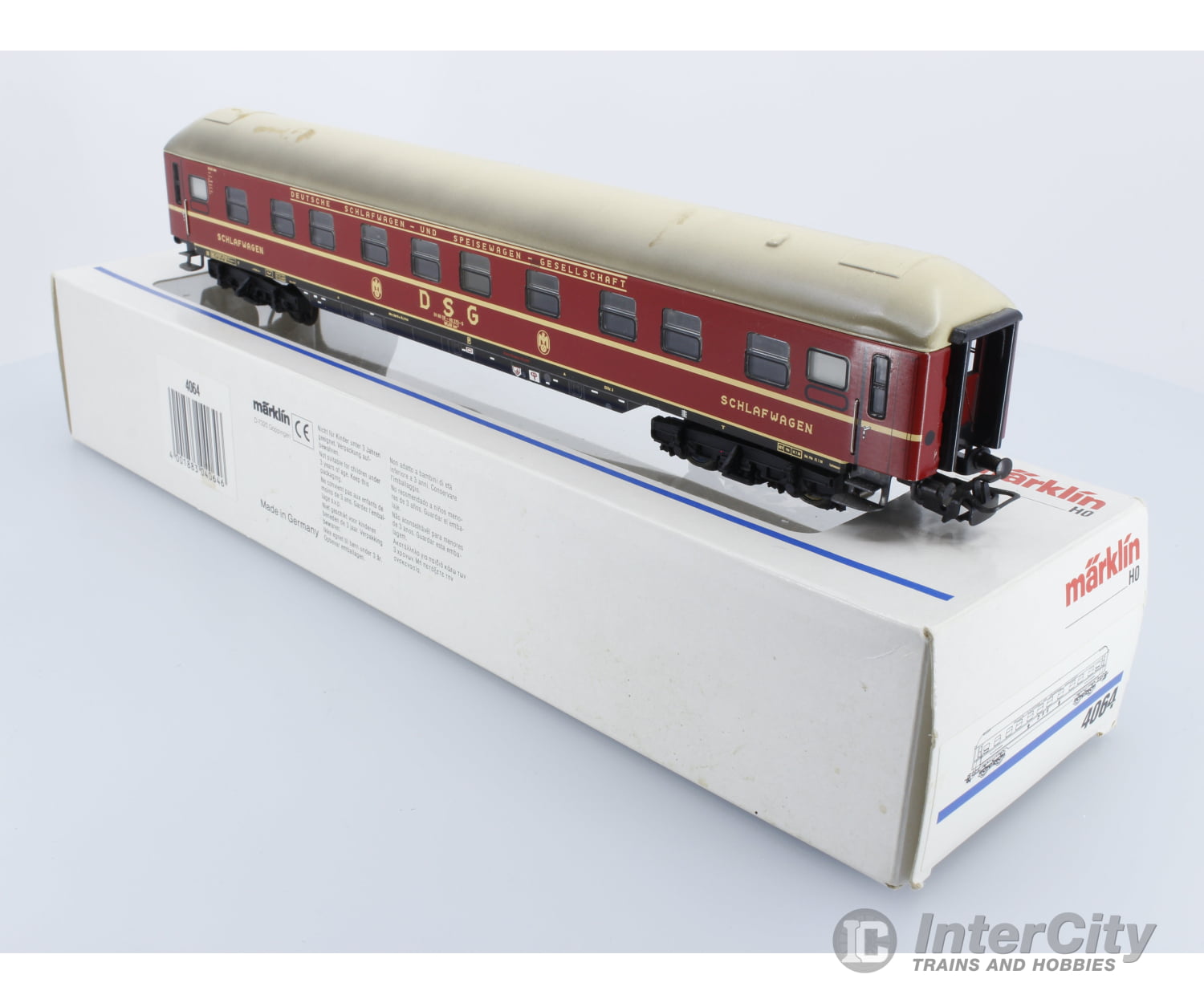 Marklin 4064 Ho Dsg Sleeper Car Eurpoean Passenger Cars