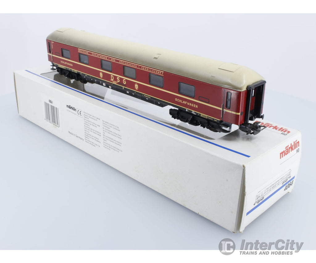 Marklin 4064 Ho Dsg Sleeper Car Eurpoean Passenger Cars