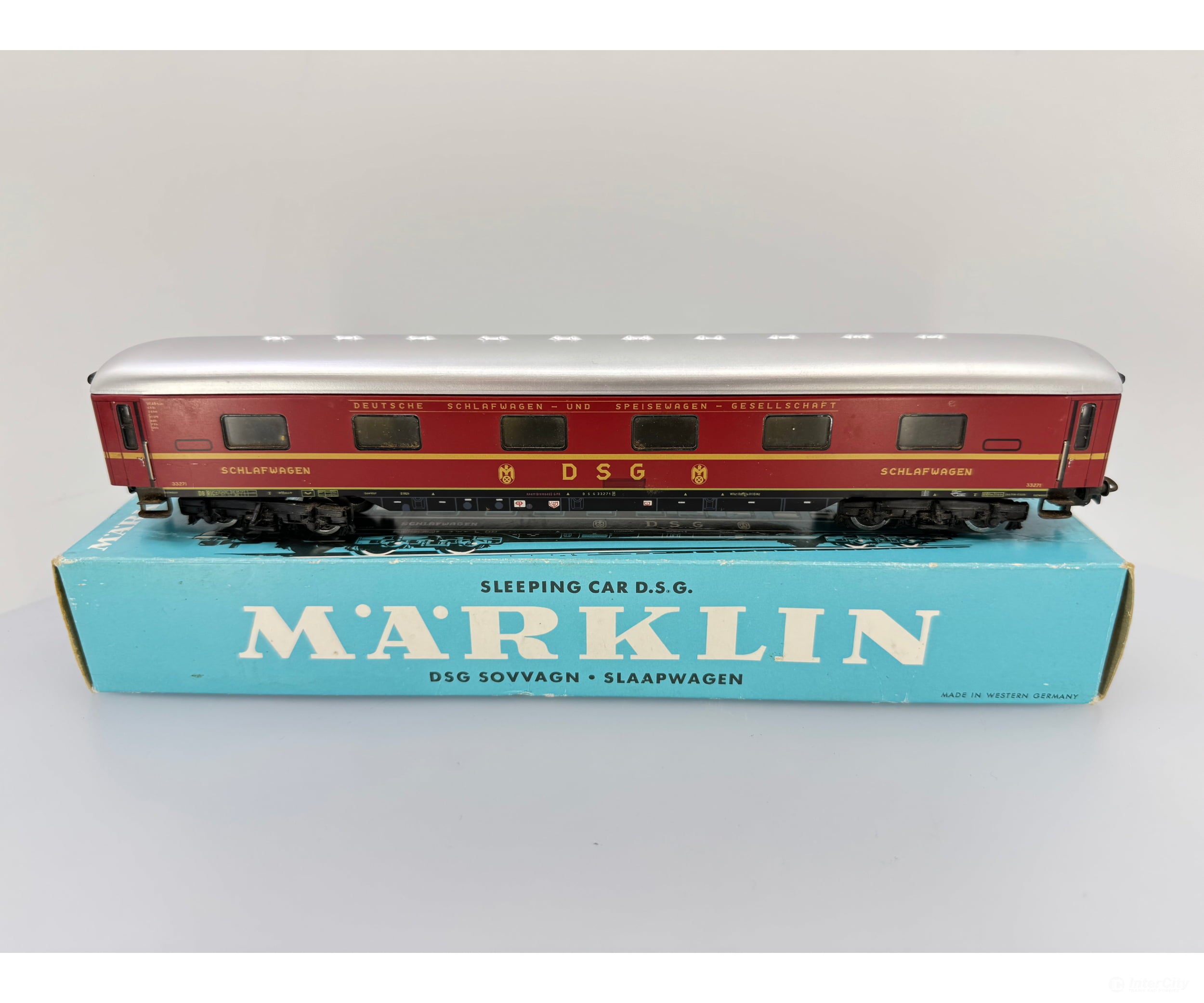 Marklin 4064 Ho Sleeping Car Dsg Drg (Germany) 33271 Passenger Cars