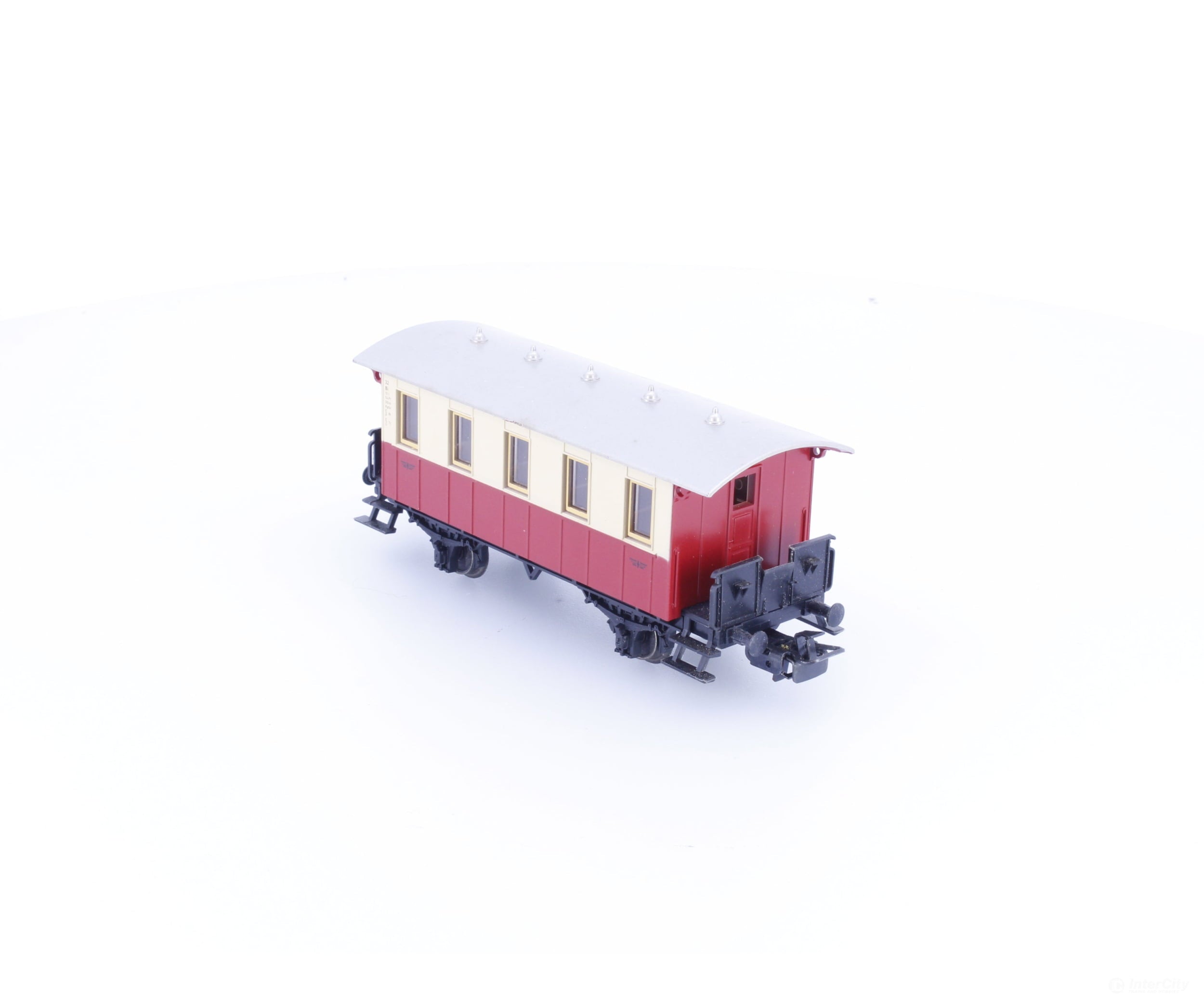 Marklin 4107 HO DR Hobby Red and Cream Passenger Car (#1) - European Passenger Cars
