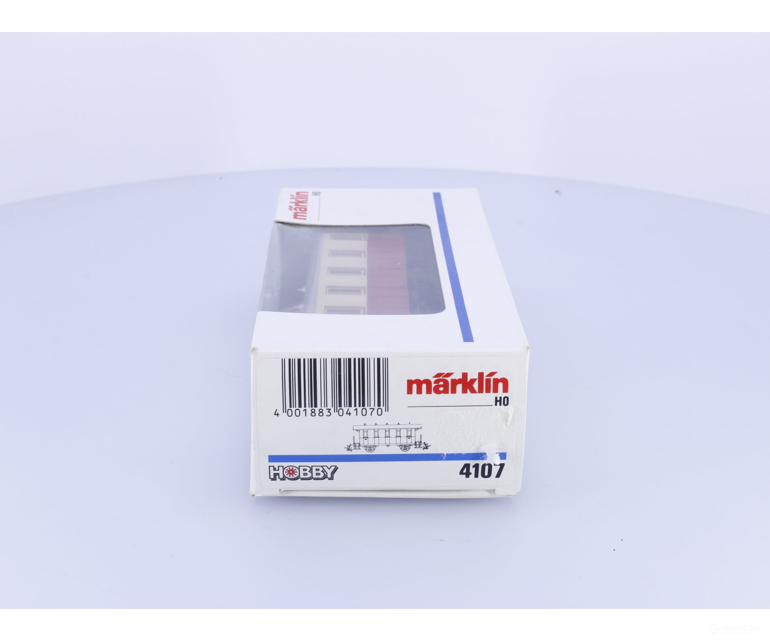 Marklin 4107 HO DR Hobby Red and Cream Passenger Car (#2) - European Passenger Cars