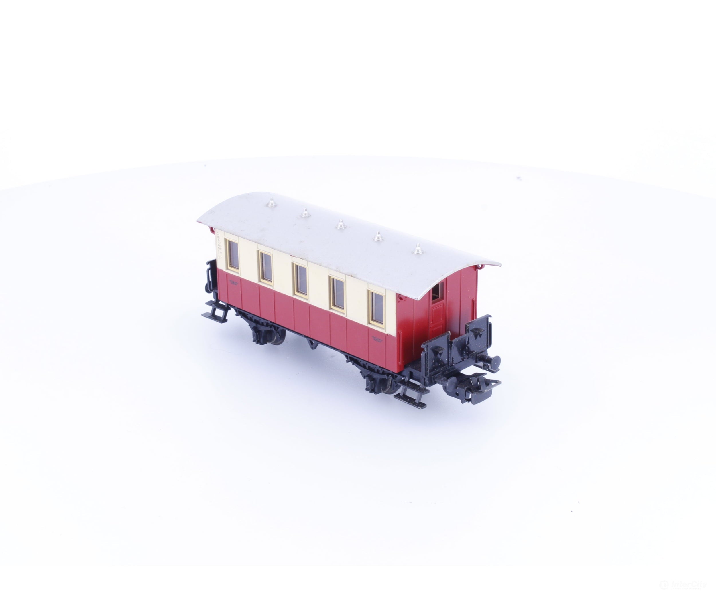 Marklin 4107 HO DR Hobby Red and Cream Passenger Car (#2) - European Passenger Cars