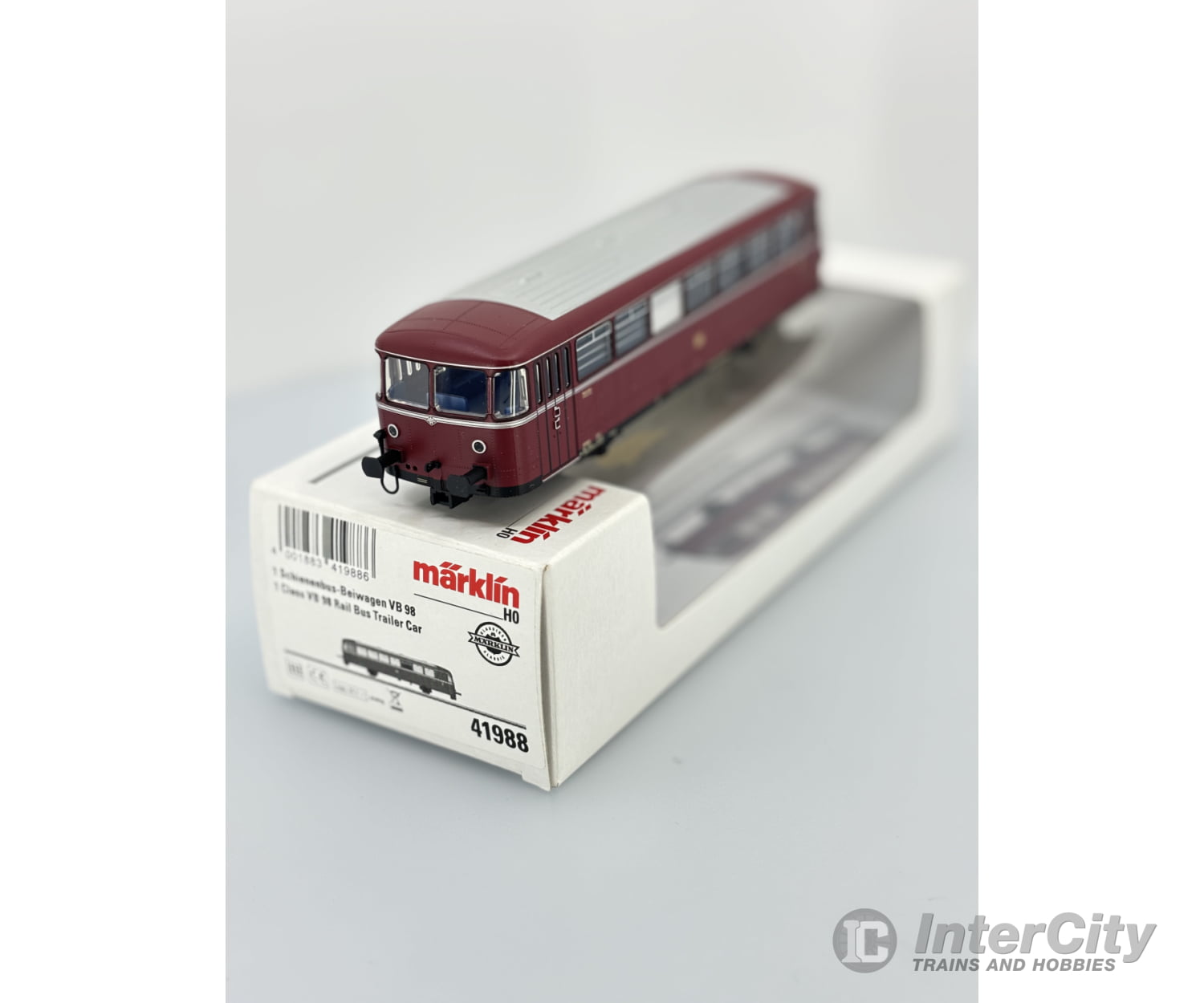 Marklin 41988 Db Class Vb 98 Rail Bus Trailer Car European Passenger Cars