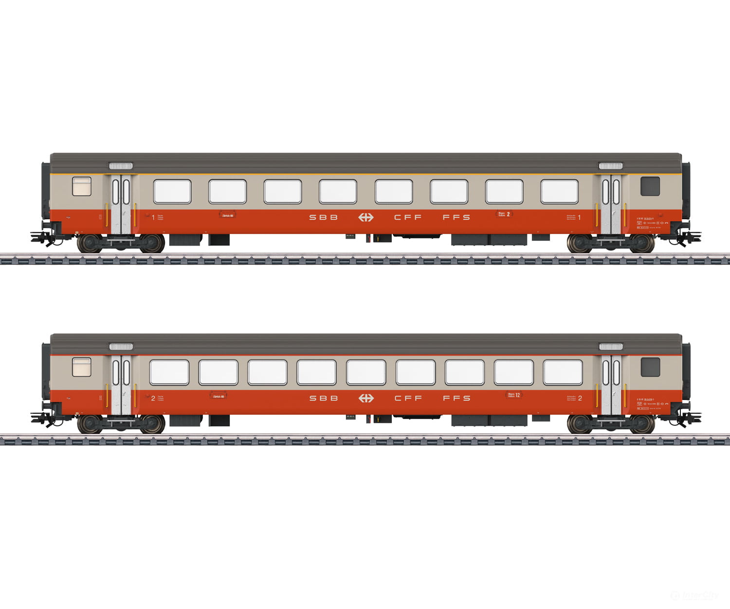 Marklin 42191 Ho Sbb-Cff-Ffs Swiss Express Passenger Car Set European Cars