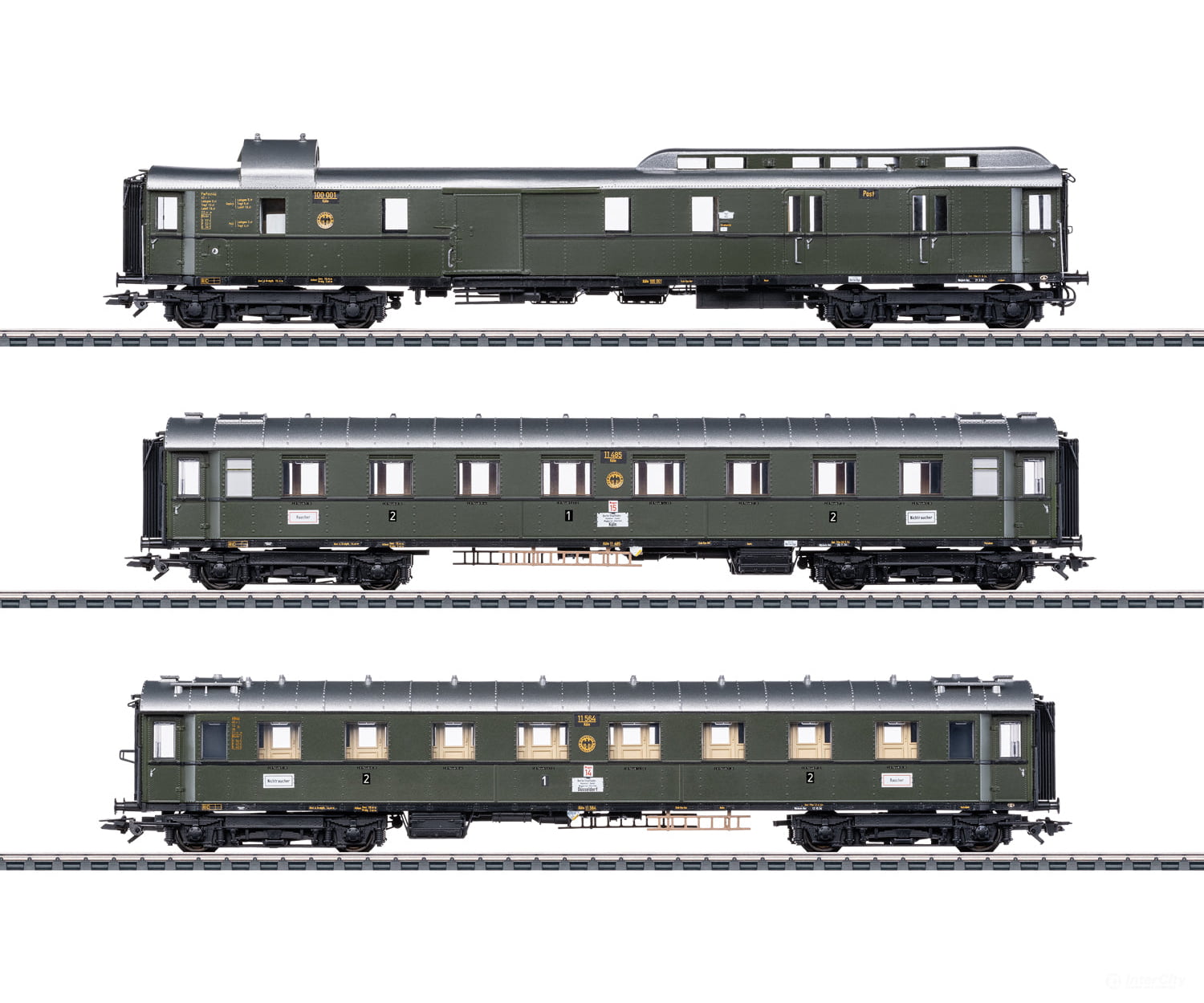 Marklin 42490 Ho Drg Fd 226 Express Train Car Set For The Class 01 European Passenger Cars