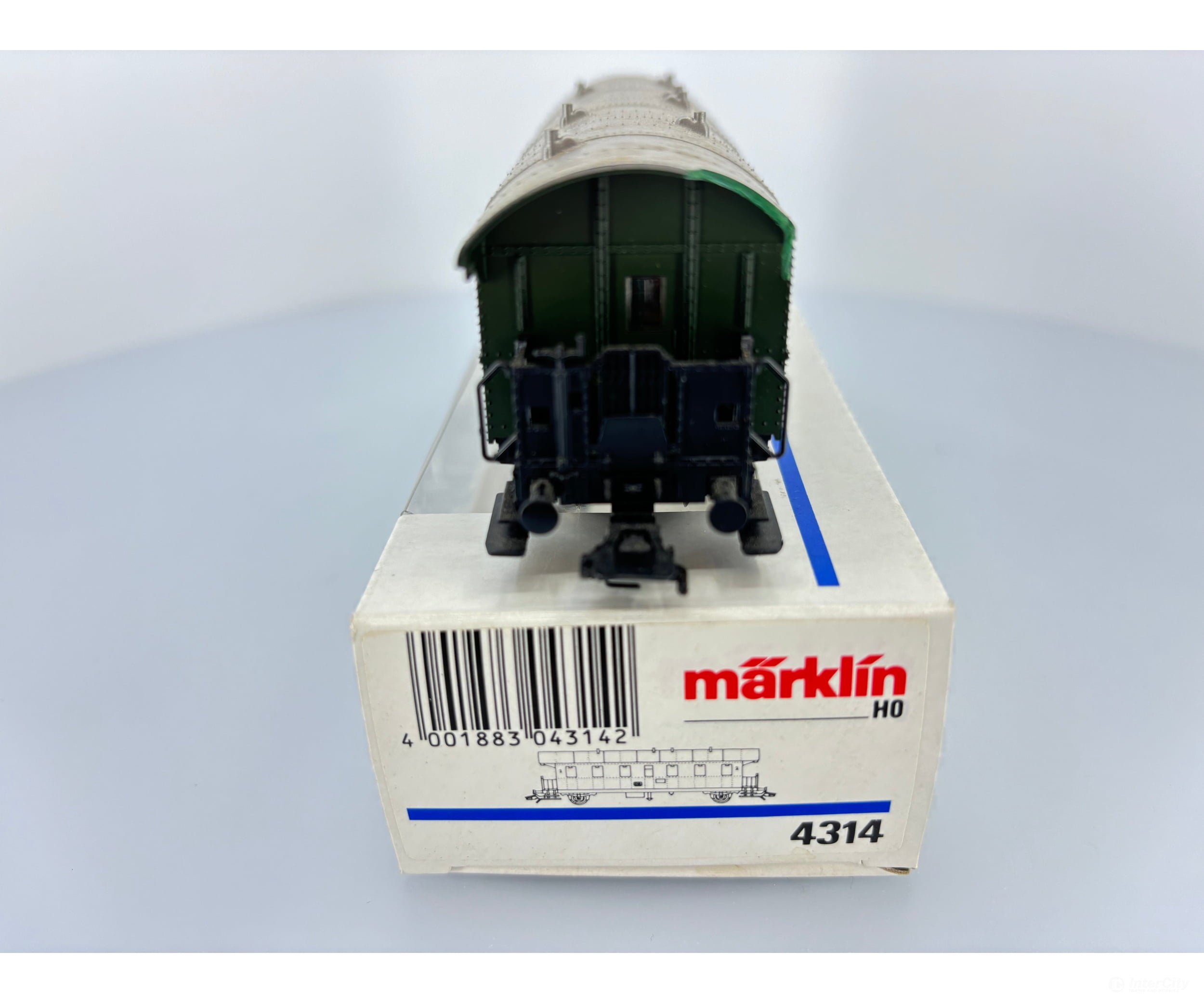 Marklin 4314 Ho Db 2Nd Class 2 Axle Passenger Car European Freight Cars