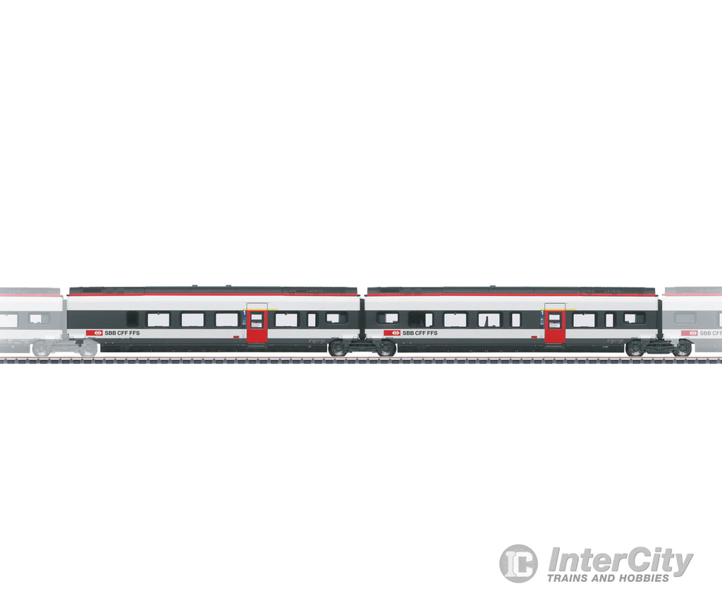 Marklin 43453 HO SBB-CFF-FFS Add-On Car Set 3 for the Class RABe 501 022 Giruno European Locomotives
