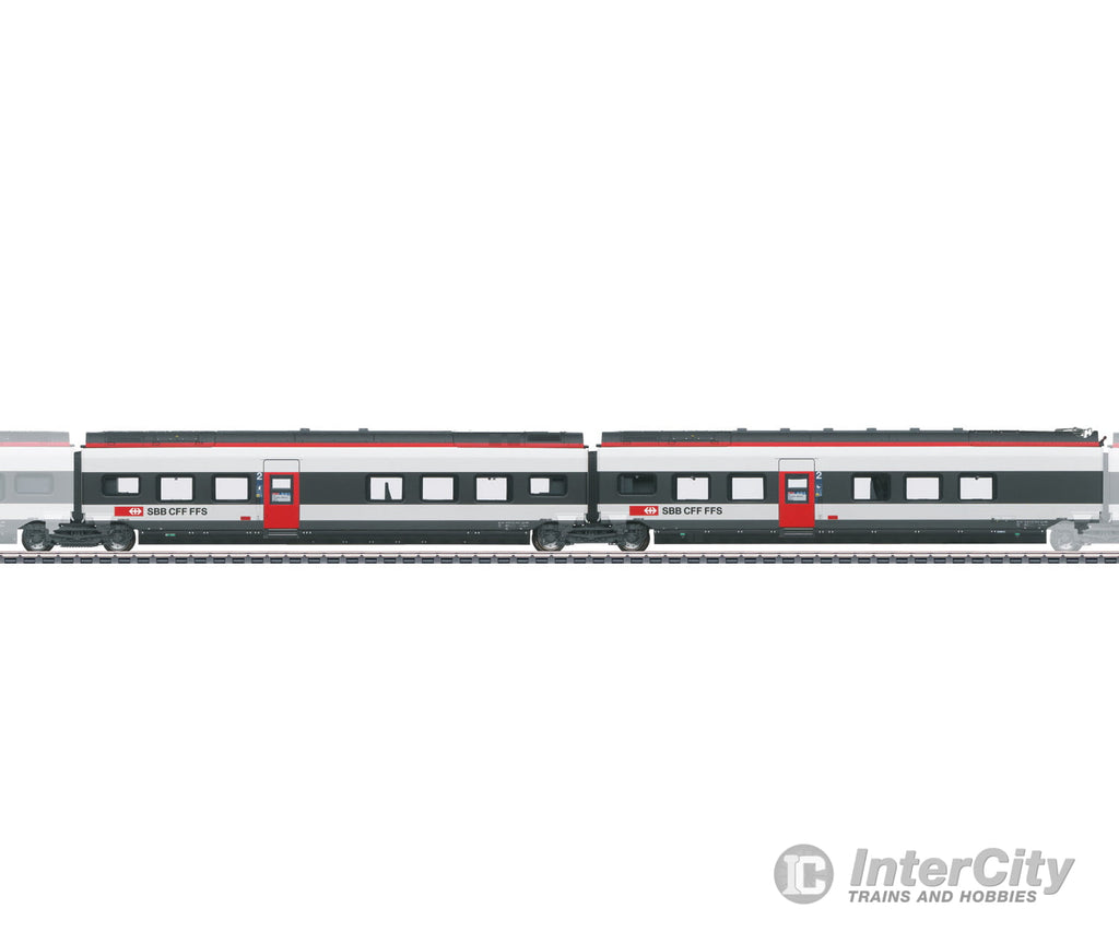 Marklin 43462 SBB-CFF-FFS Add-On Car Set 2 for the Class RABe 501 Giruno - Default Title (IC-MARK-43462)
