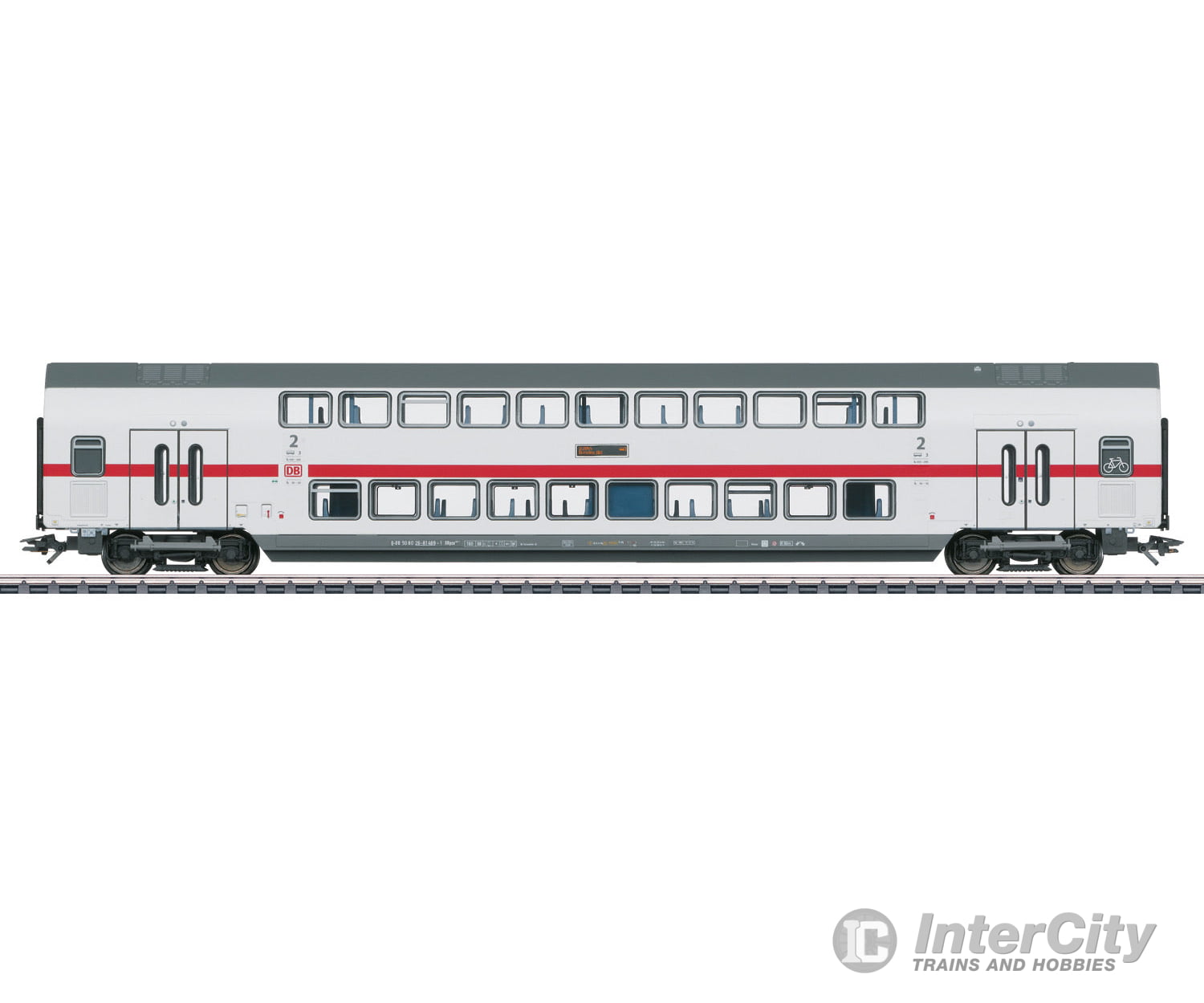 Marklin 43489 DB AG IC2 Type DBpza 682.2 Bi-Level Intermediate Car, 2nd Class - Default Title (IC-MARK-43489)