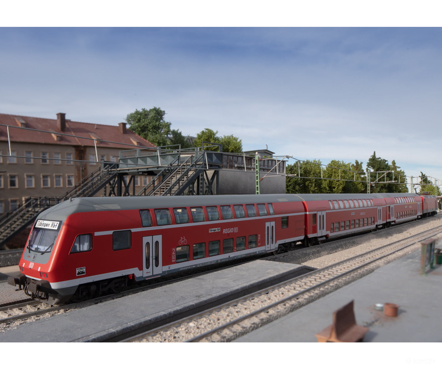 Marklin 43569 DB AG Bi-Level Cab Control Car, 2nd Class - Default Title (IC-MARK-43569)