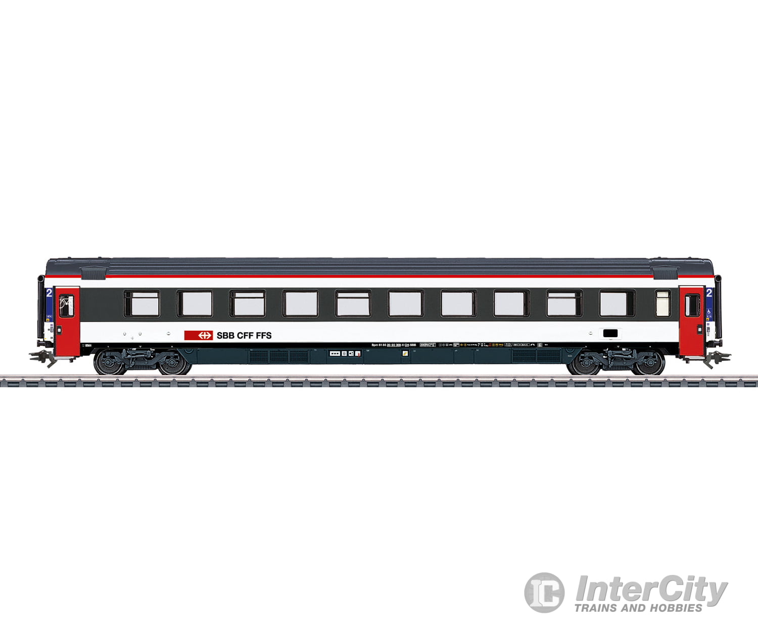 Marklin 43675 HO SBB-CFF-FFS EuroCity Express Train Passenger Car European Passenger Cars